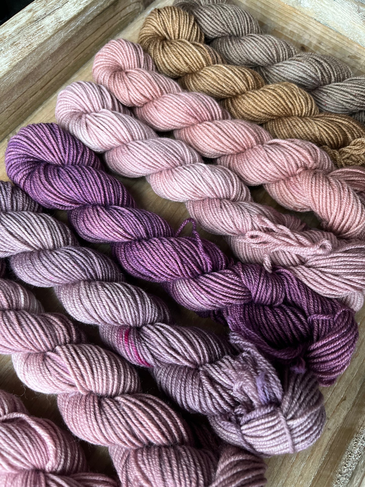 10 Skein Mini Yarn Fade - Squishy Sock Base