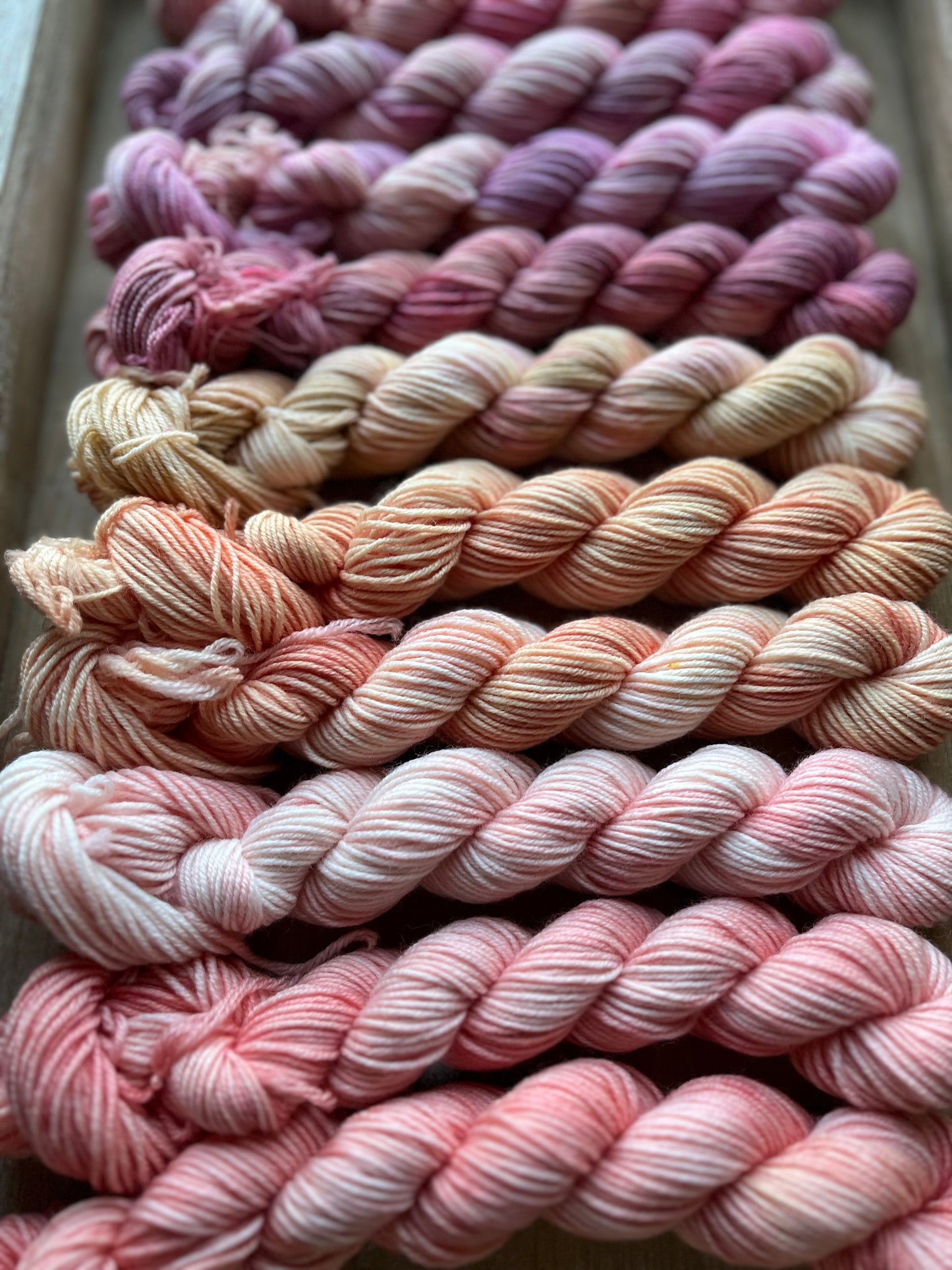 10 Skein Mini Yarn Fade - Squishy Sock Base