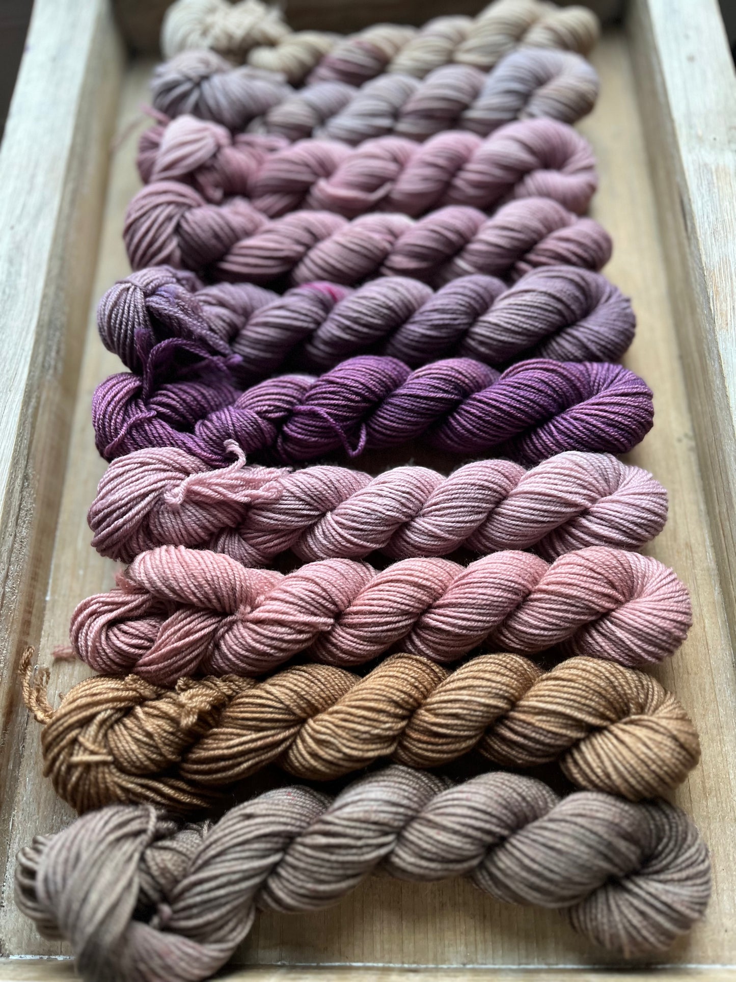 10 Skein Mini Yarn Fade - Squishy Sock Base