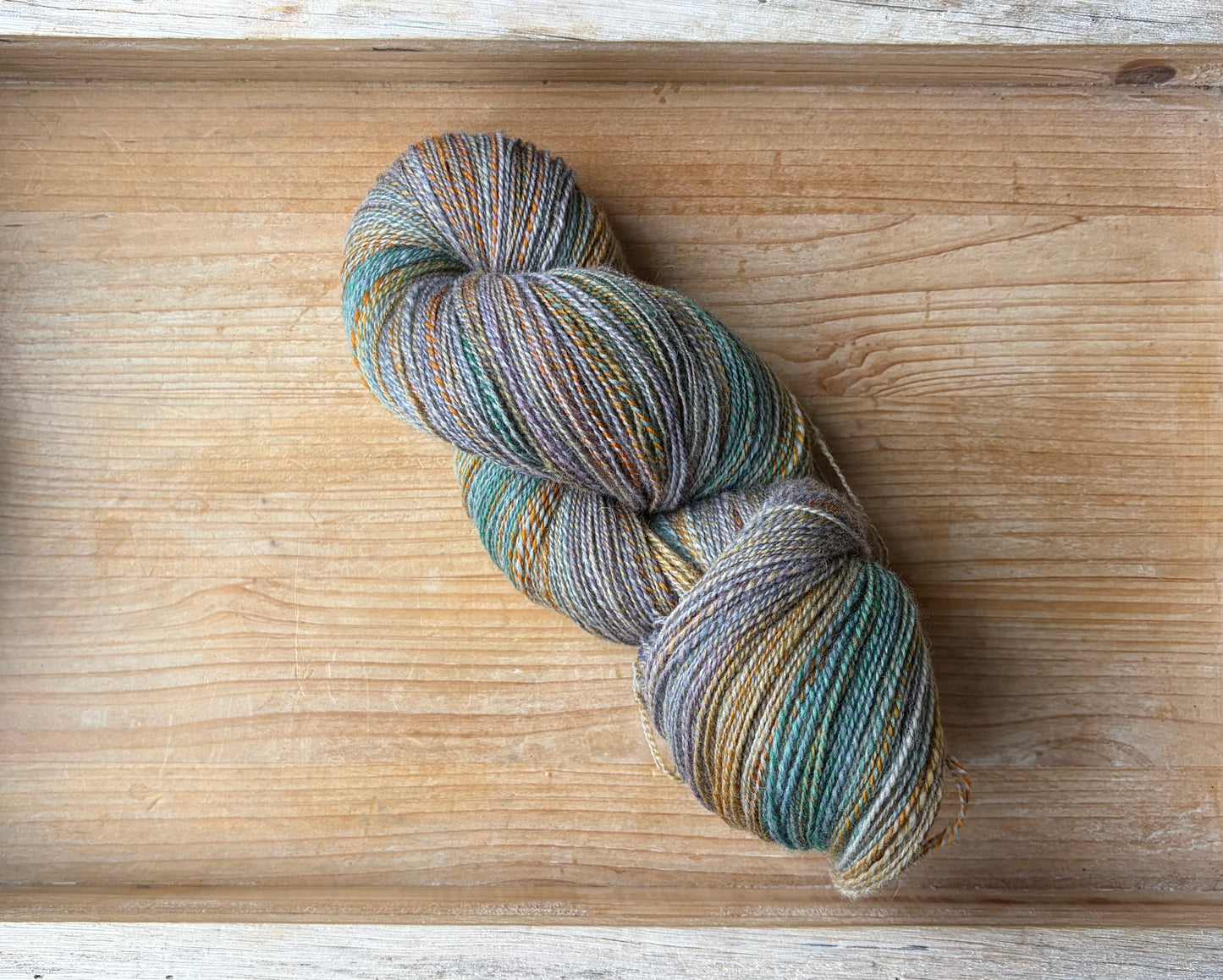 Hand Spun Yarn - 26 Micron Bluefaced Liecester Wool