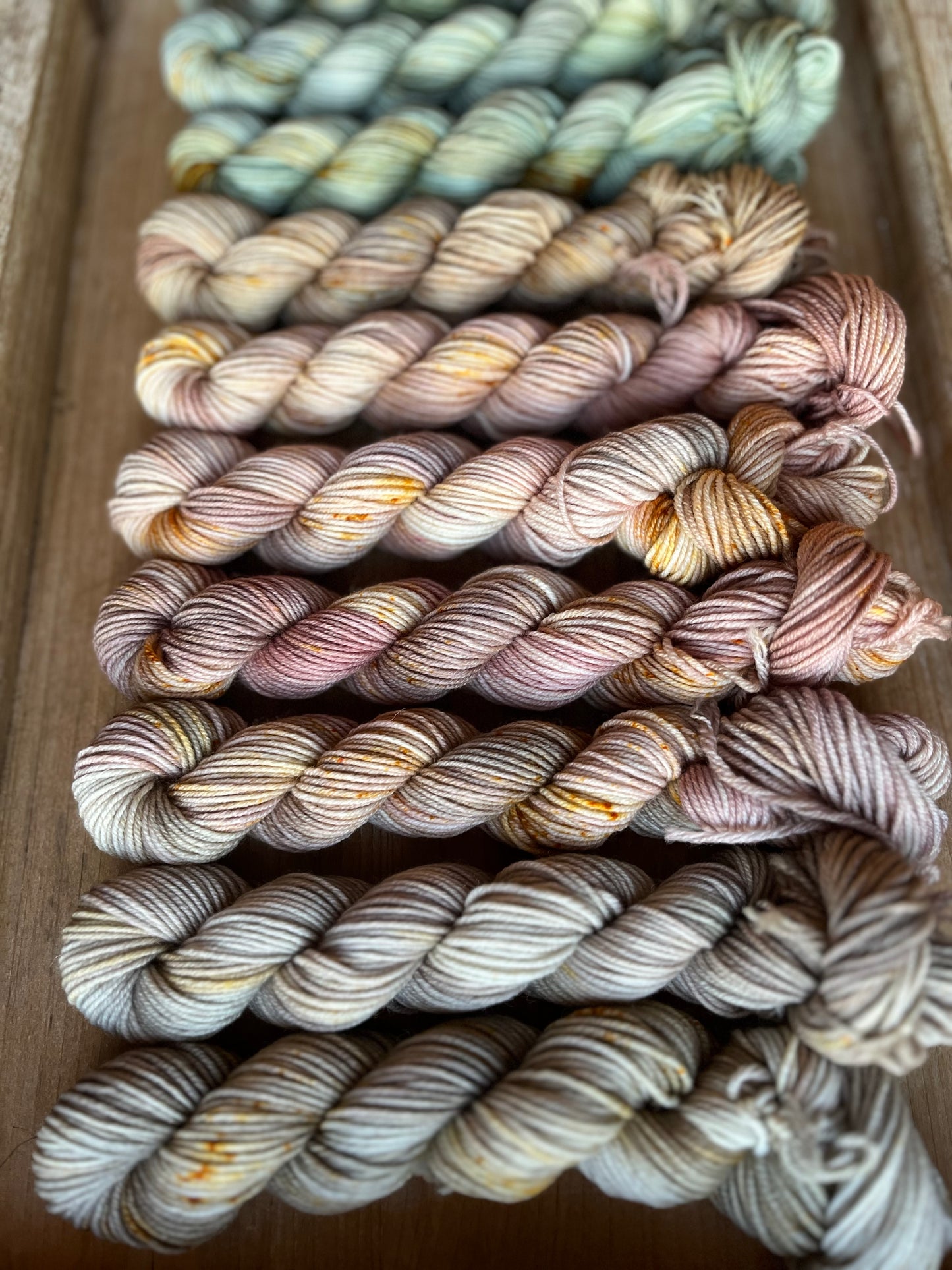 10 Skein Mini Yarn Fade - Squishy Sock Base