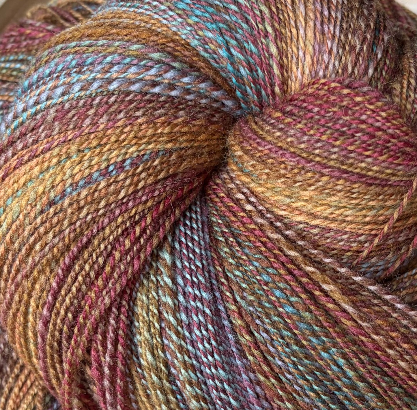 Hand Spun Yarn - 100% Polwarth - Sweater Quantity