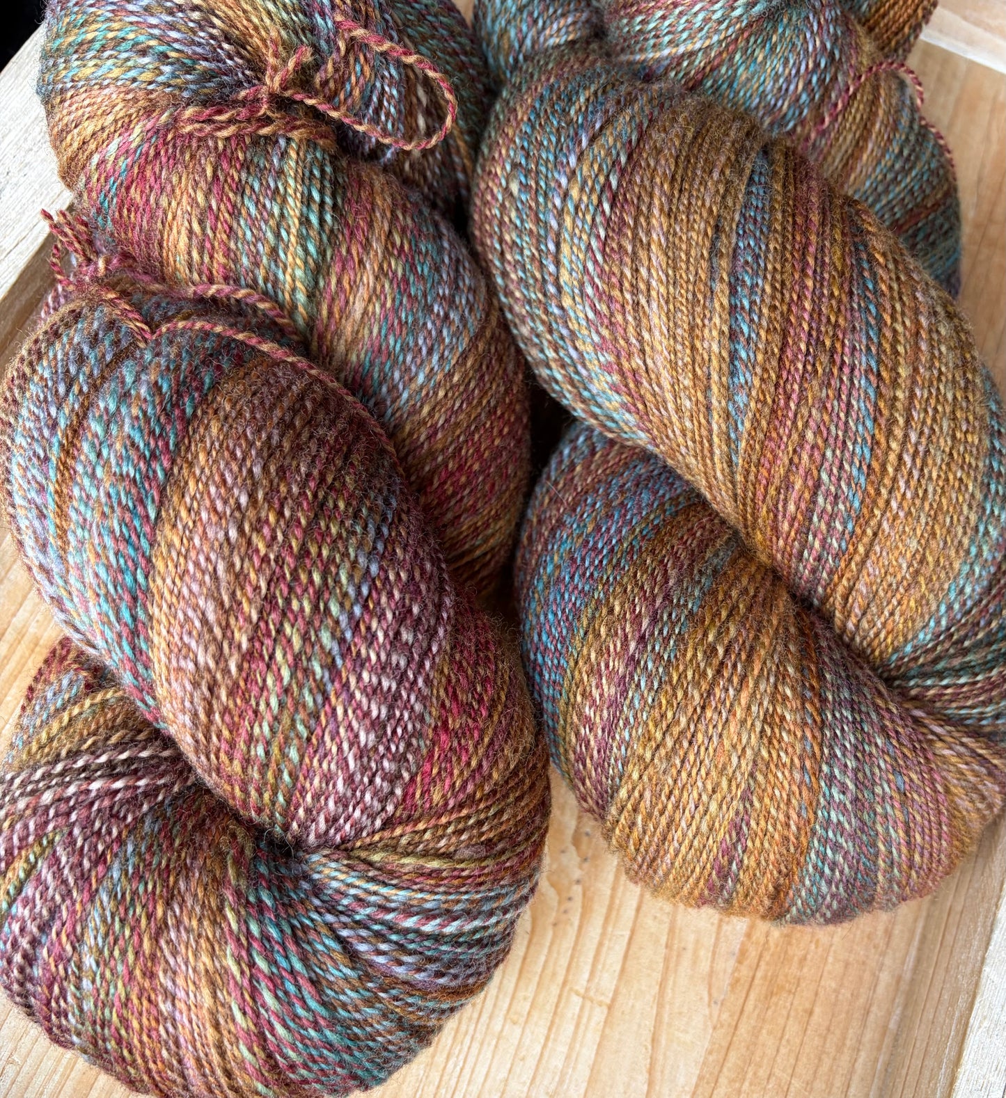 Hand Spun Yarn - 100% Polwarth - Sweater Quantity
