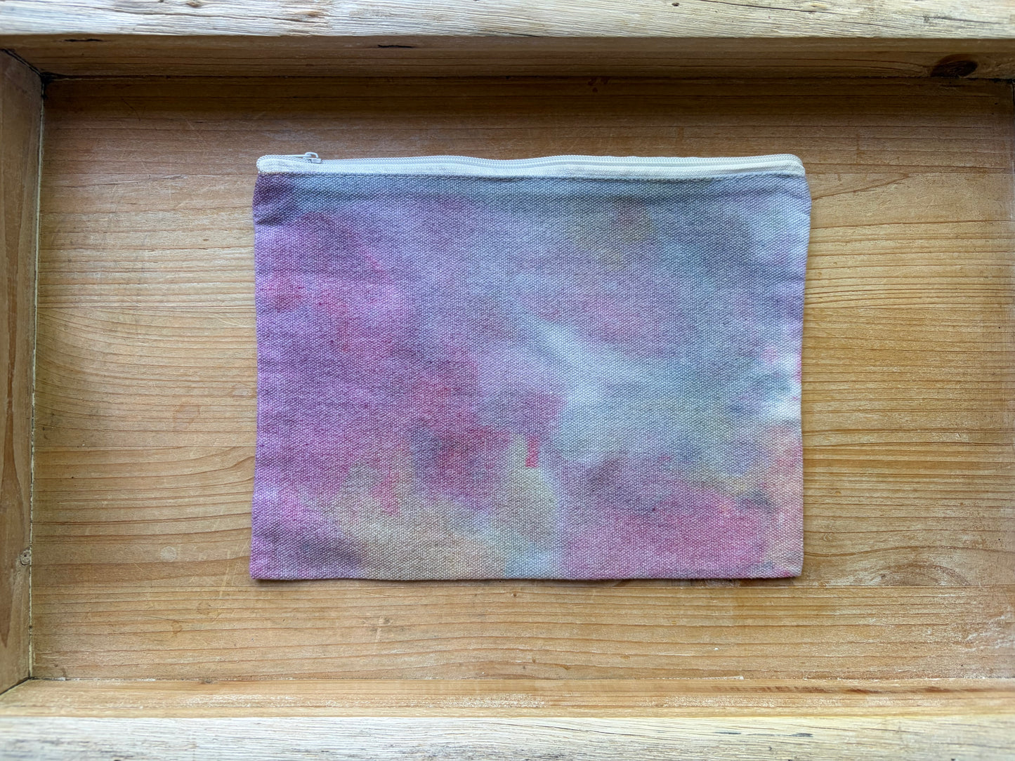 Ice Dyed Zipper Pouch