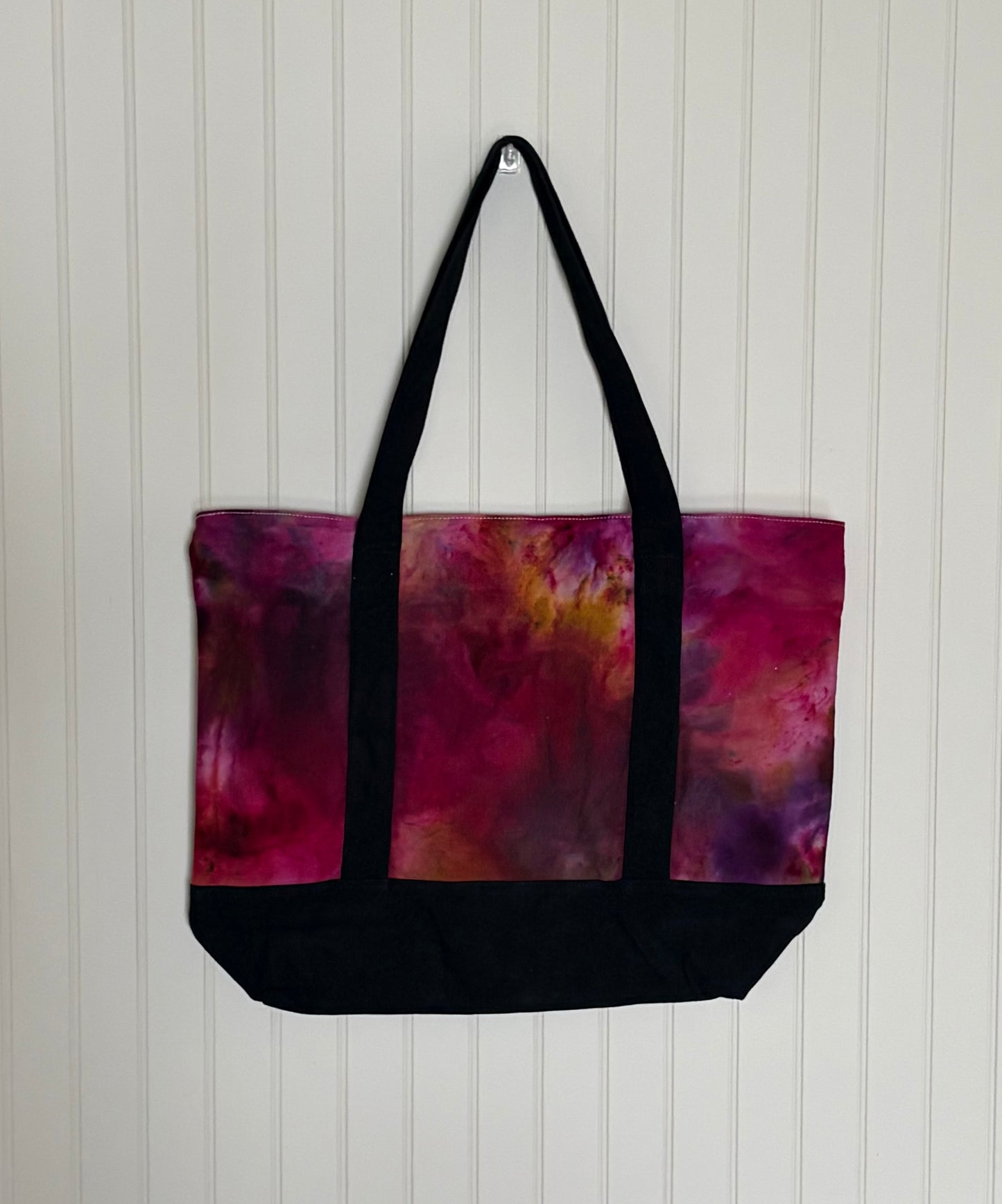 Ice Dyed Cotton Tote Bag