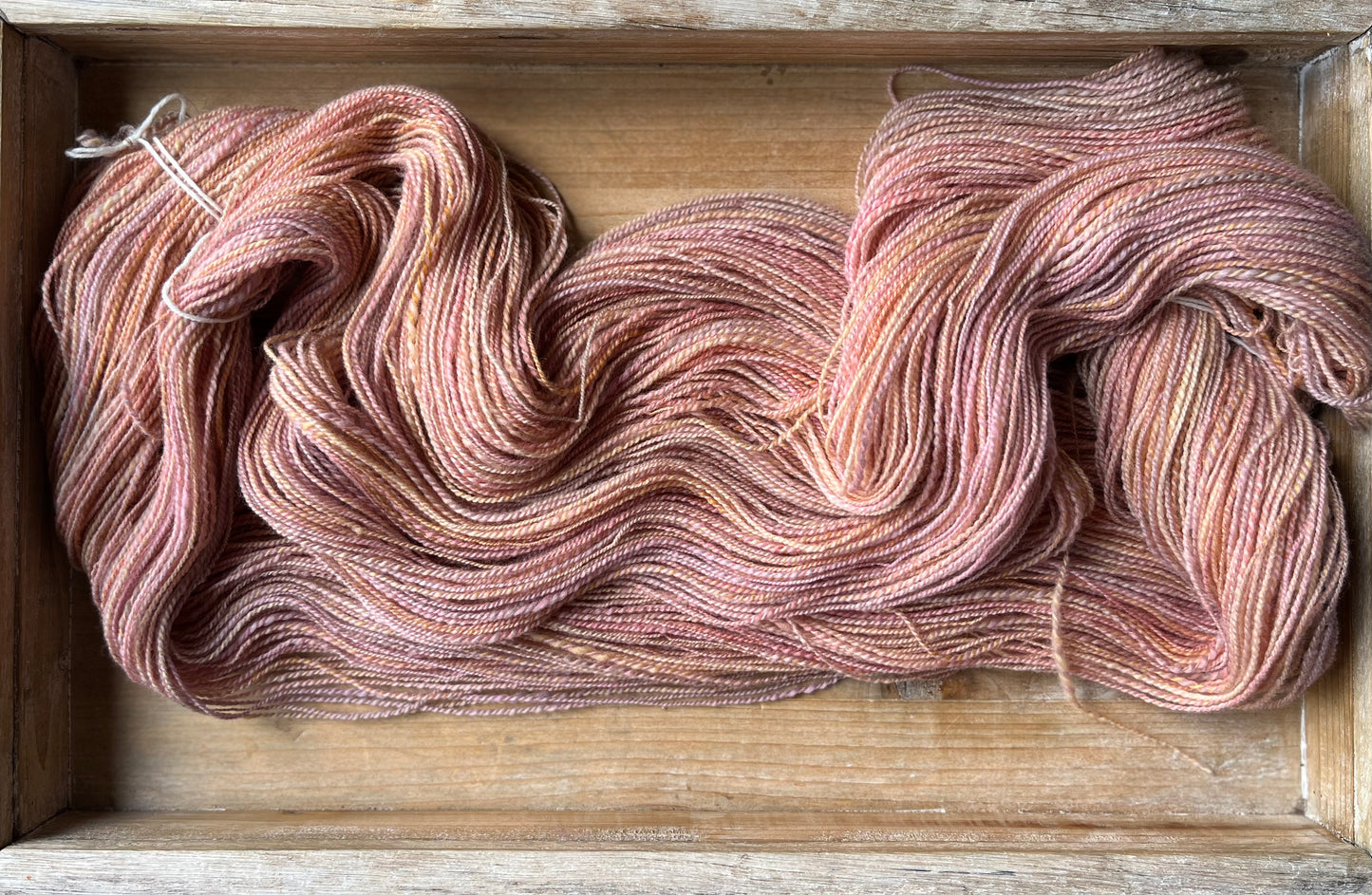 100 grams of Spinning Fibre - Untreated Merino Wool 22 Micron - Hand Dyed Combed Top