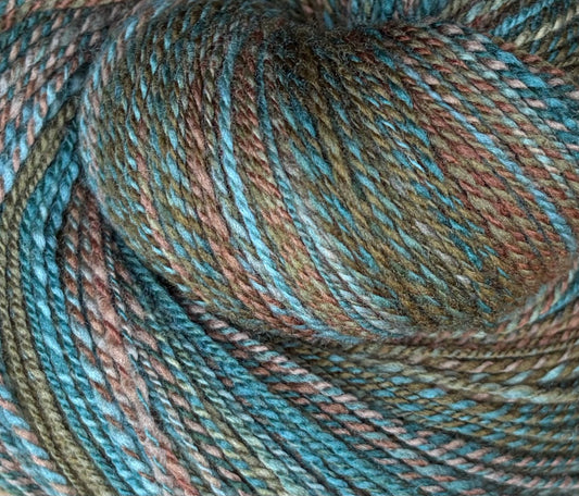 Hand Spun Yarn - 80% Superwash Merino/20% Nylon