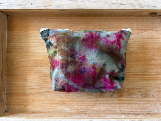 Ice Dyed Zipper Pouch