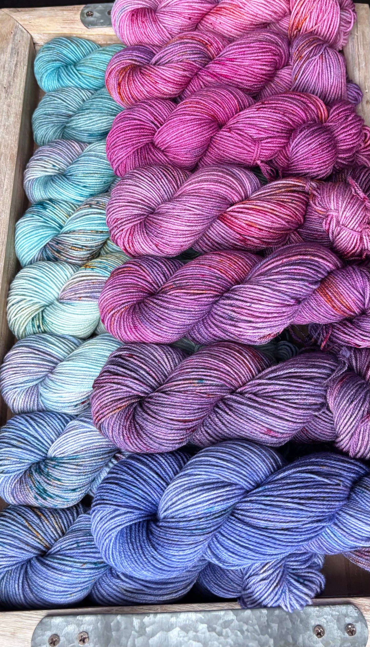 15 Skein Mini Yarn Fade - Squishy Sock Base