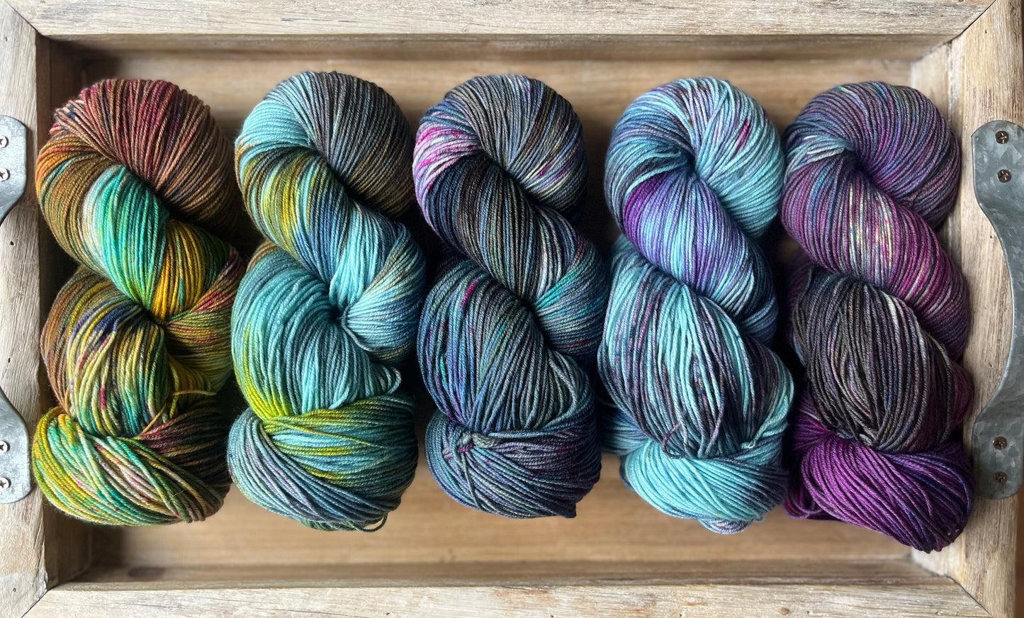 5 Skein Fade on Squishy Sock Base