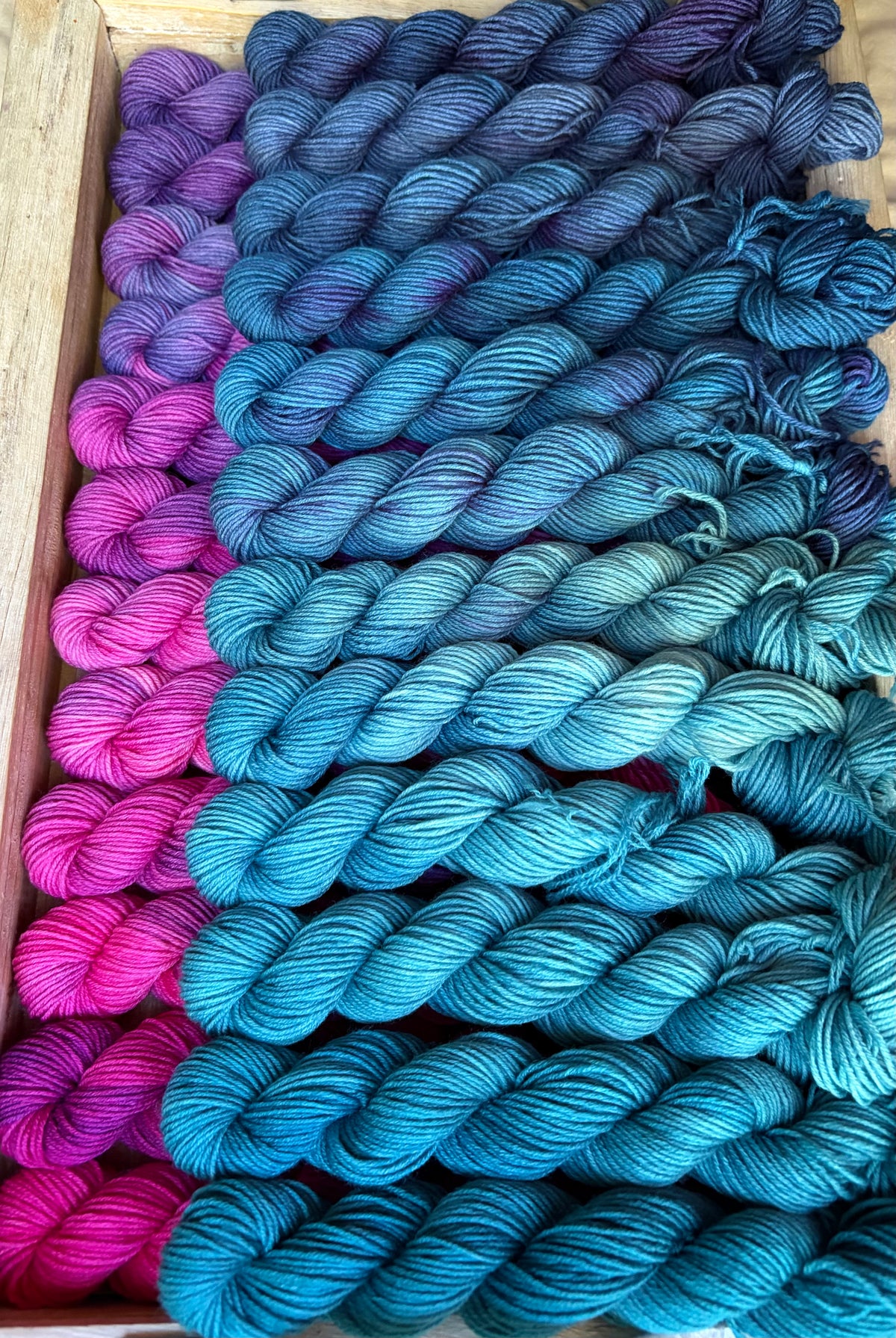 24 Skein Mini Yarn Fade - Squishy Sock Base