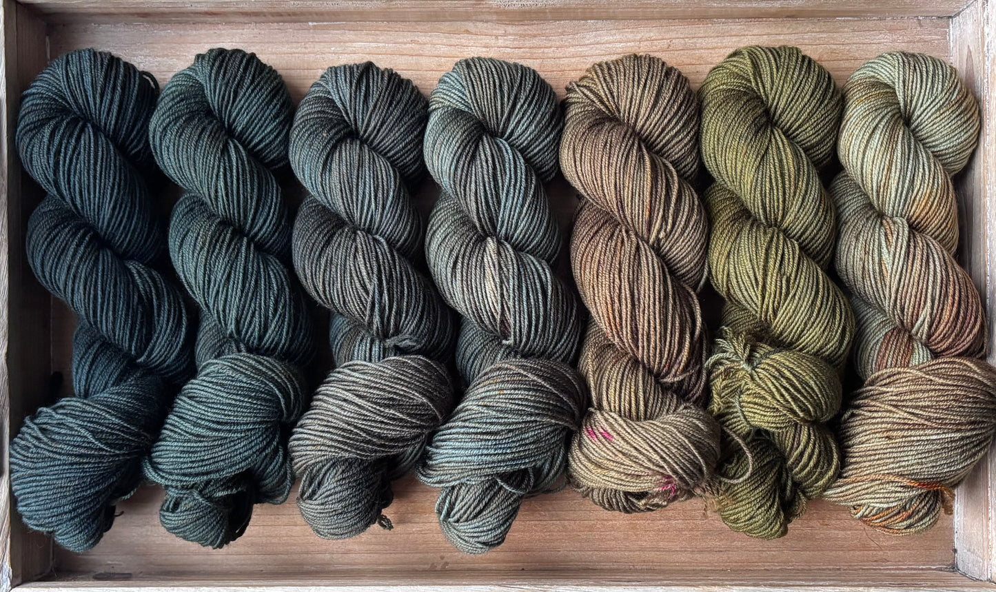 15 Skein Mini Yarn Fade - Squishy Sock Base