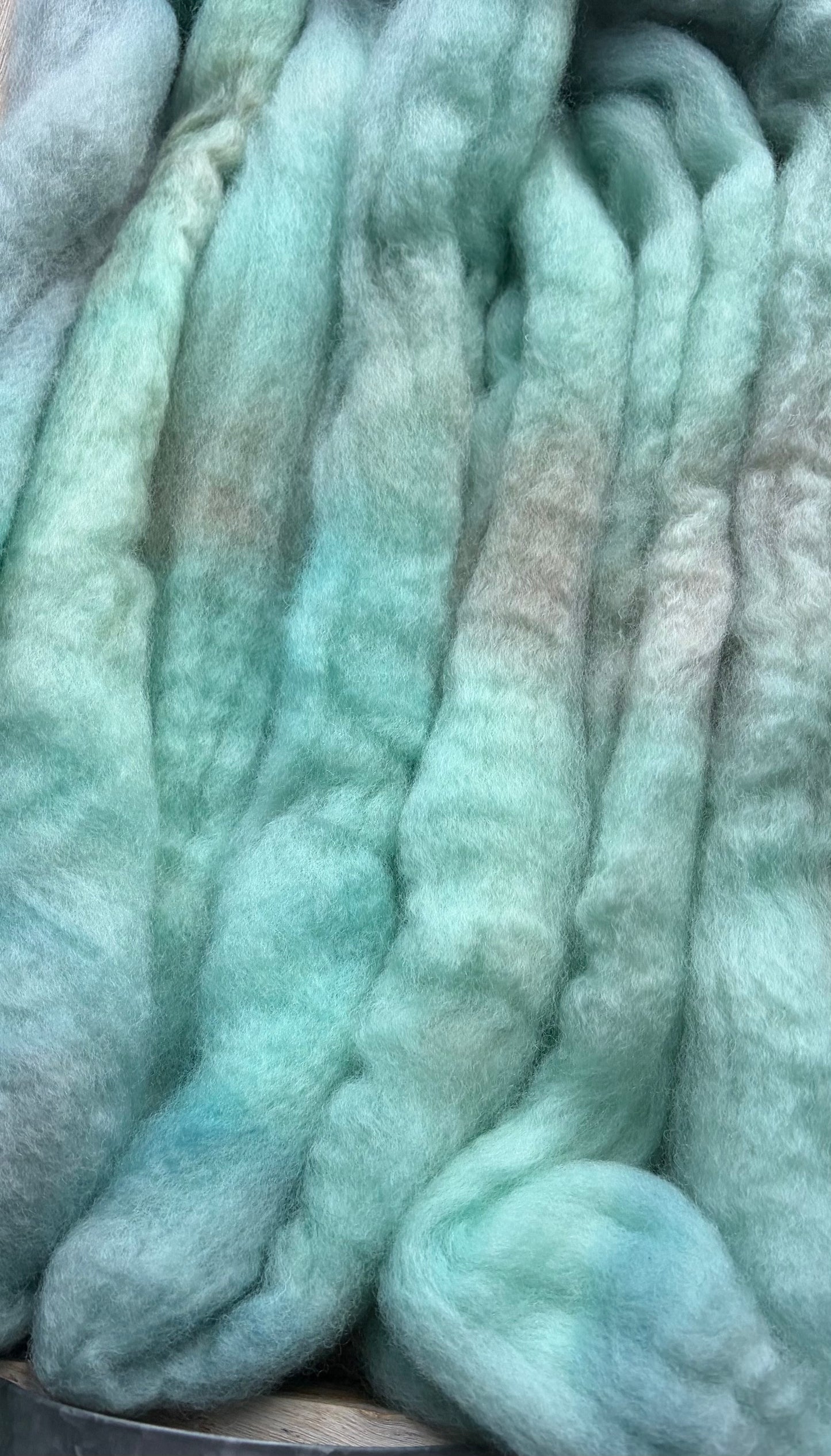 Bluefaced Leicester Wool - 26 Micron - One of a Kind Batch - 100 grams of Spinning Fibre - Hand Dyed Combed Top