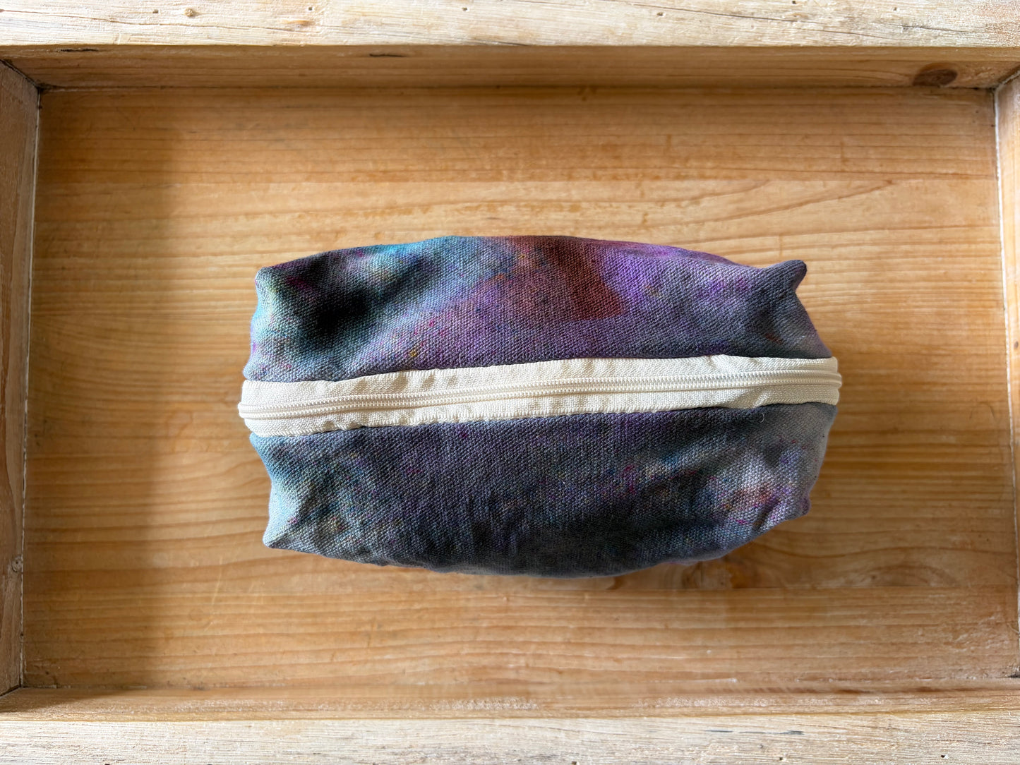Ice Dyed Zipper Pouch