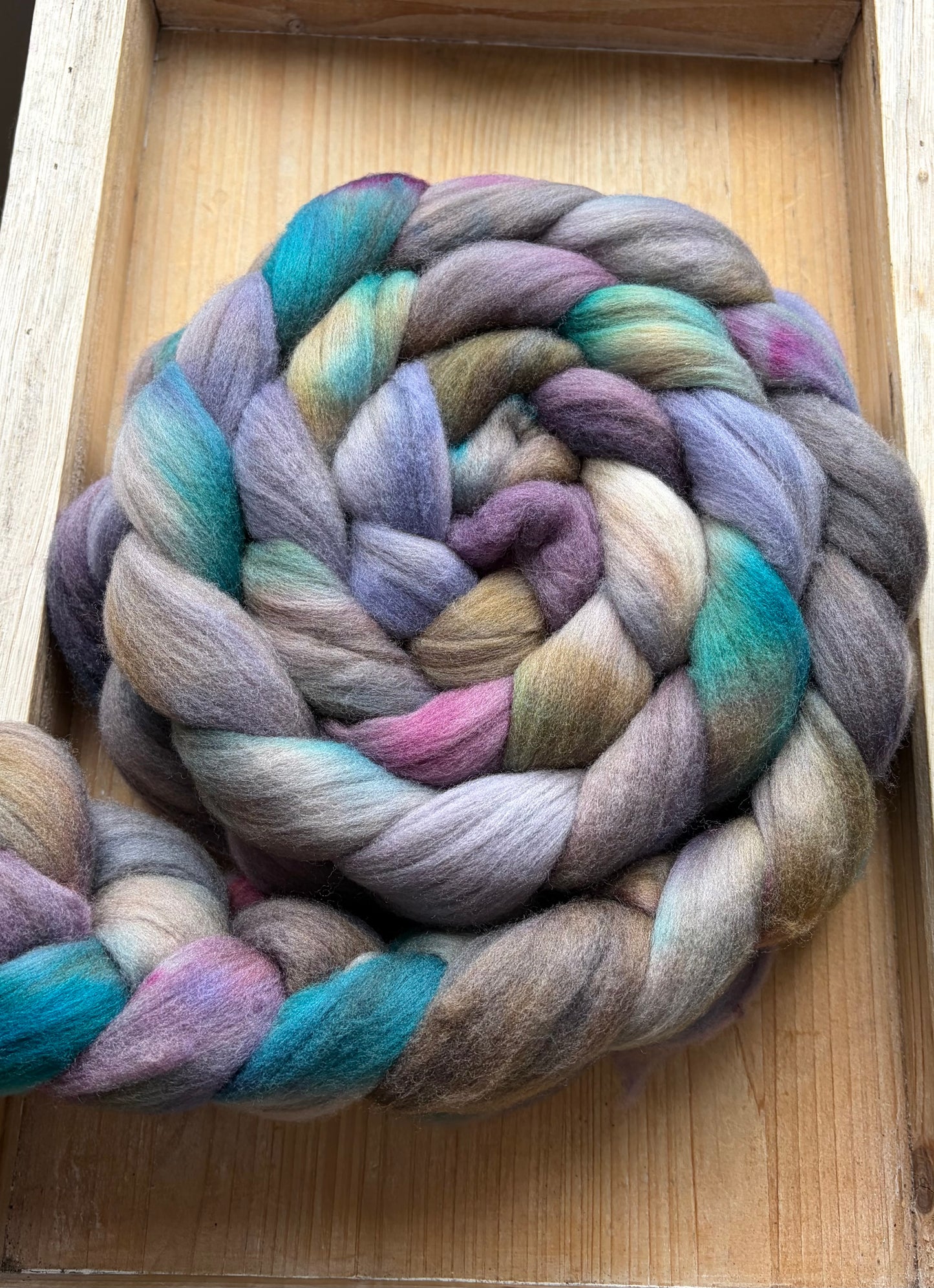 Targhee - 23 Micron - One of a Kind Batch - 100 grams of Spinning Fibre - Hand Dyed Combed Top
