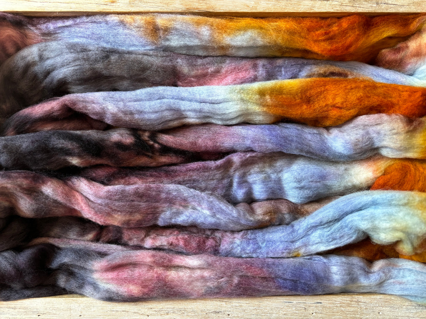 Flicker and Flame - 100 grams of Spinning Fibre