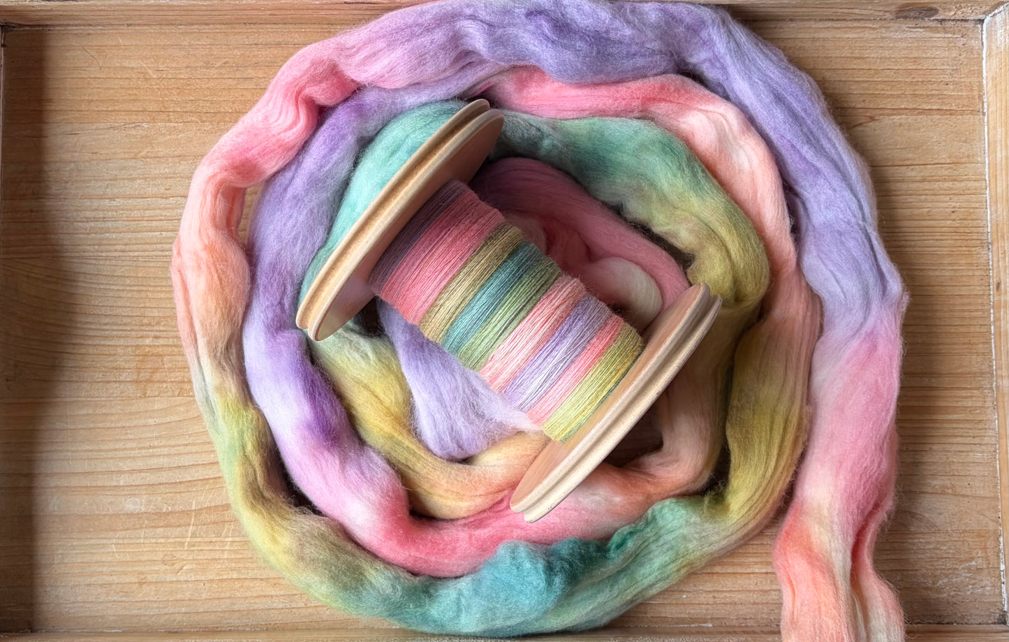 Hand Spun Yarn - 100% Untreated Merino Wool