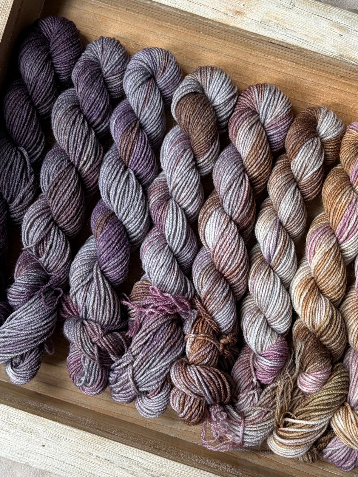 12 Skein Mini Yarn Fade - Squishy Sock Base