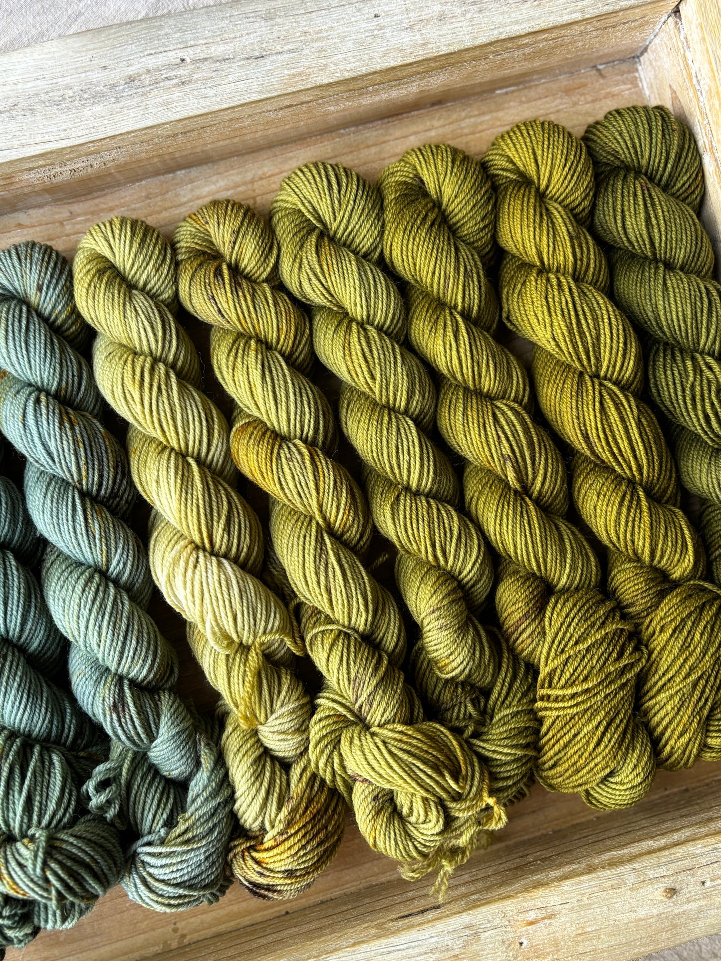 12 Skein Mini Yarn Fade - Squishy Sock Base