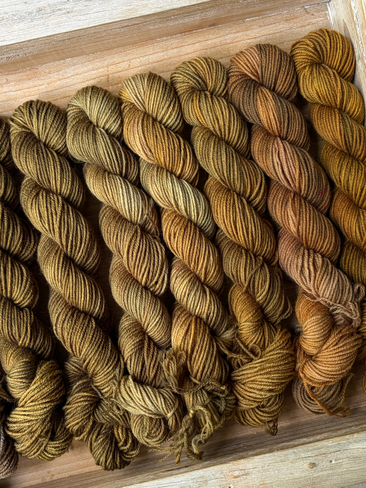 12 Skein Mini Yarn Fade - Squishy Sock Base