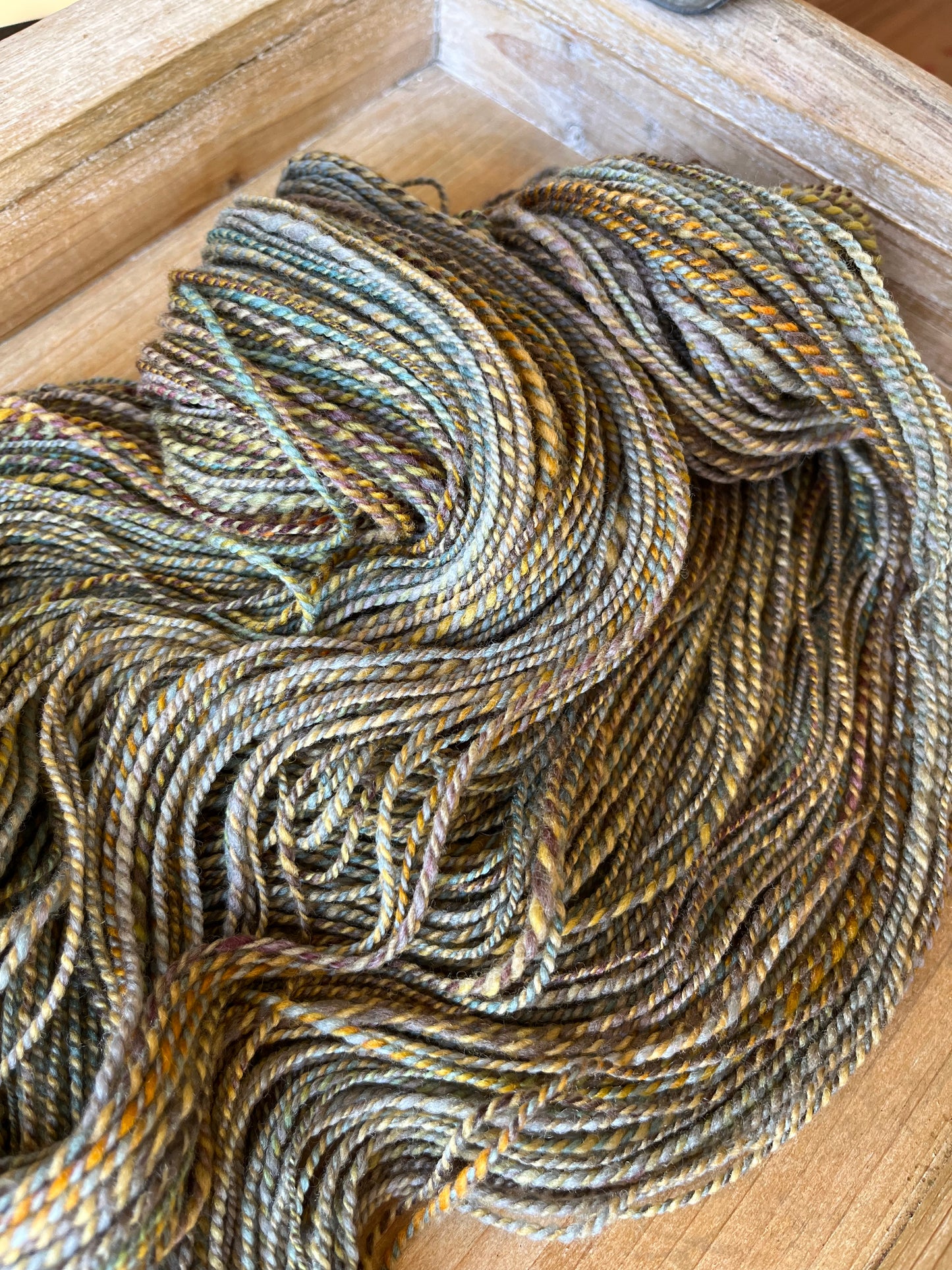 Hand Spun Yarn - 100% Untreated Merino Wool