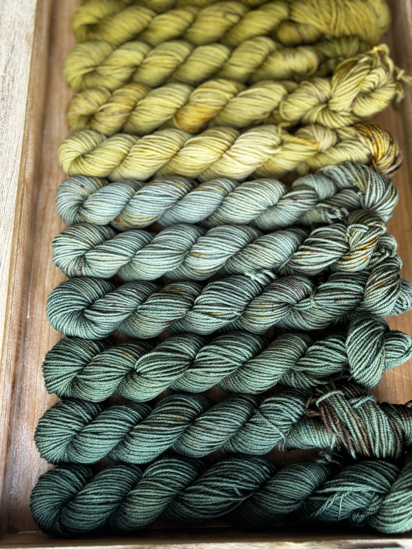 12 Skein Mini Yarn Fade - Squishy Sock Base