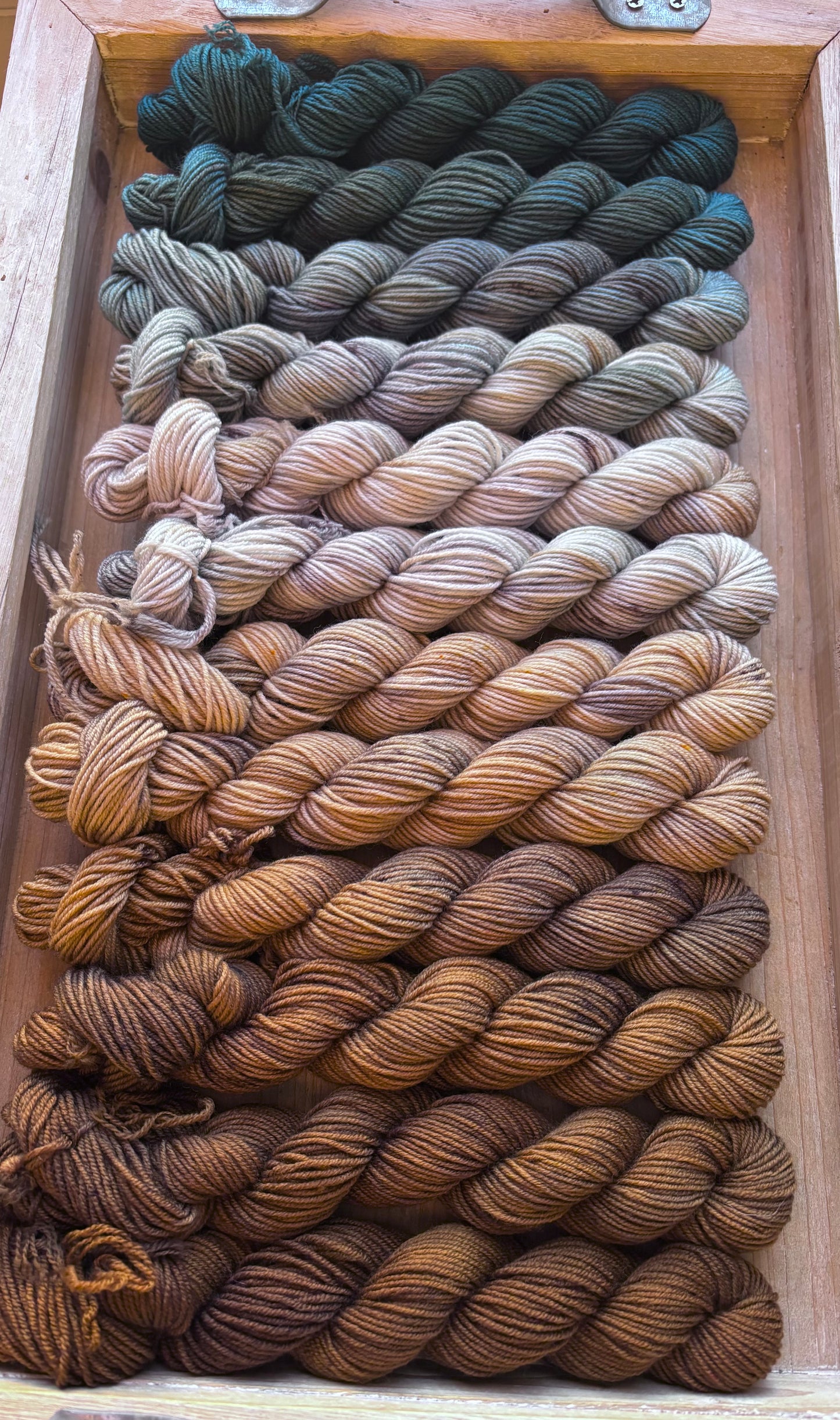 12 Skein Mini Yarn Fade - Squishy Sock Base