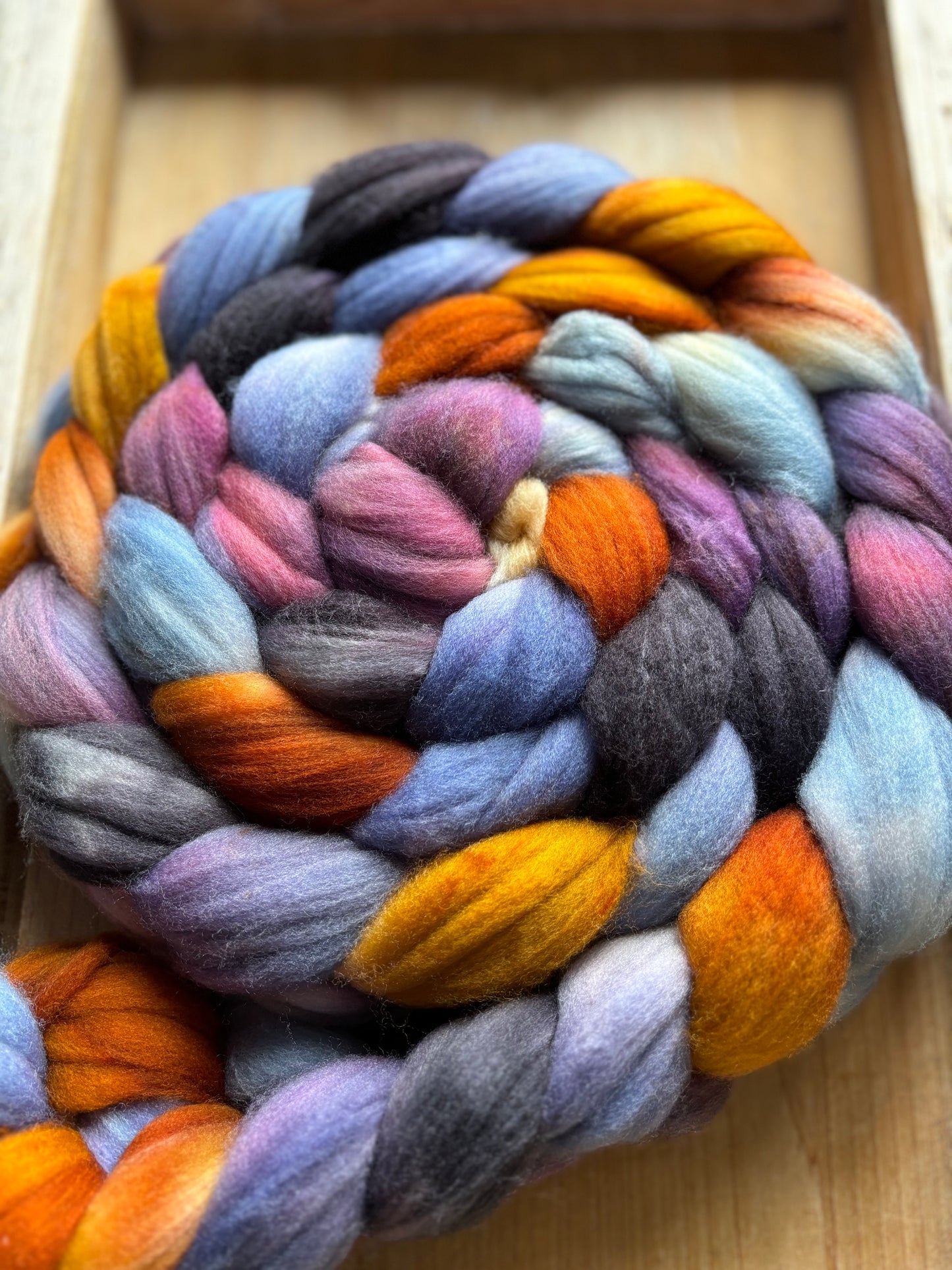 Flicker and Flame - 100 grams of Spinning Fibre