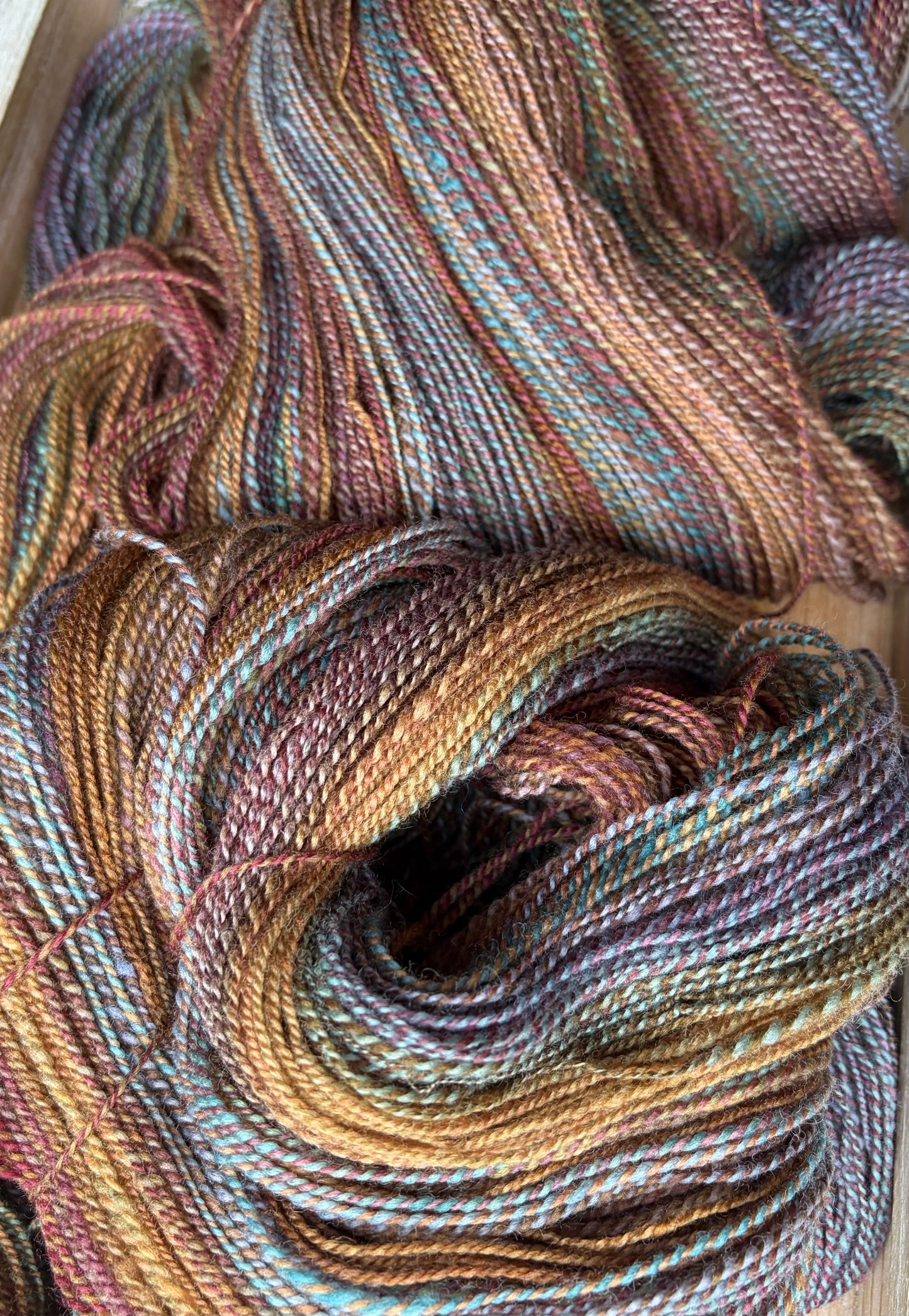 Hand Spun Yarn - 100% Polwarth - Sweater Quantity