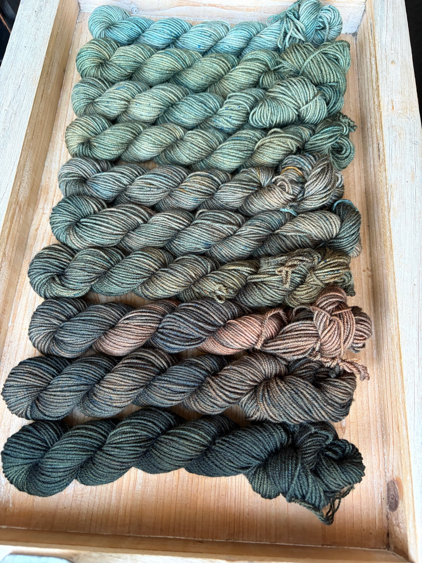 10 Skein Mini Yarn Fade - Squishy Sock Base