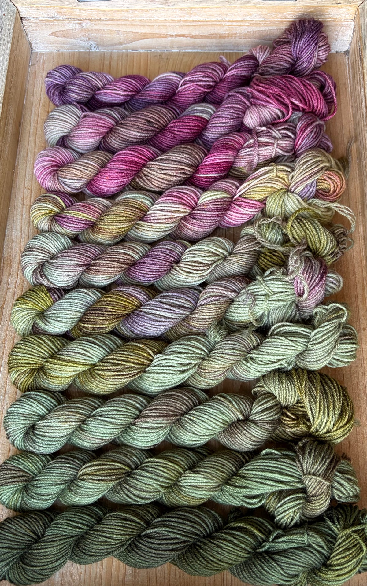 10 Skein Mini Yarn Fade - Squishy Sock Base