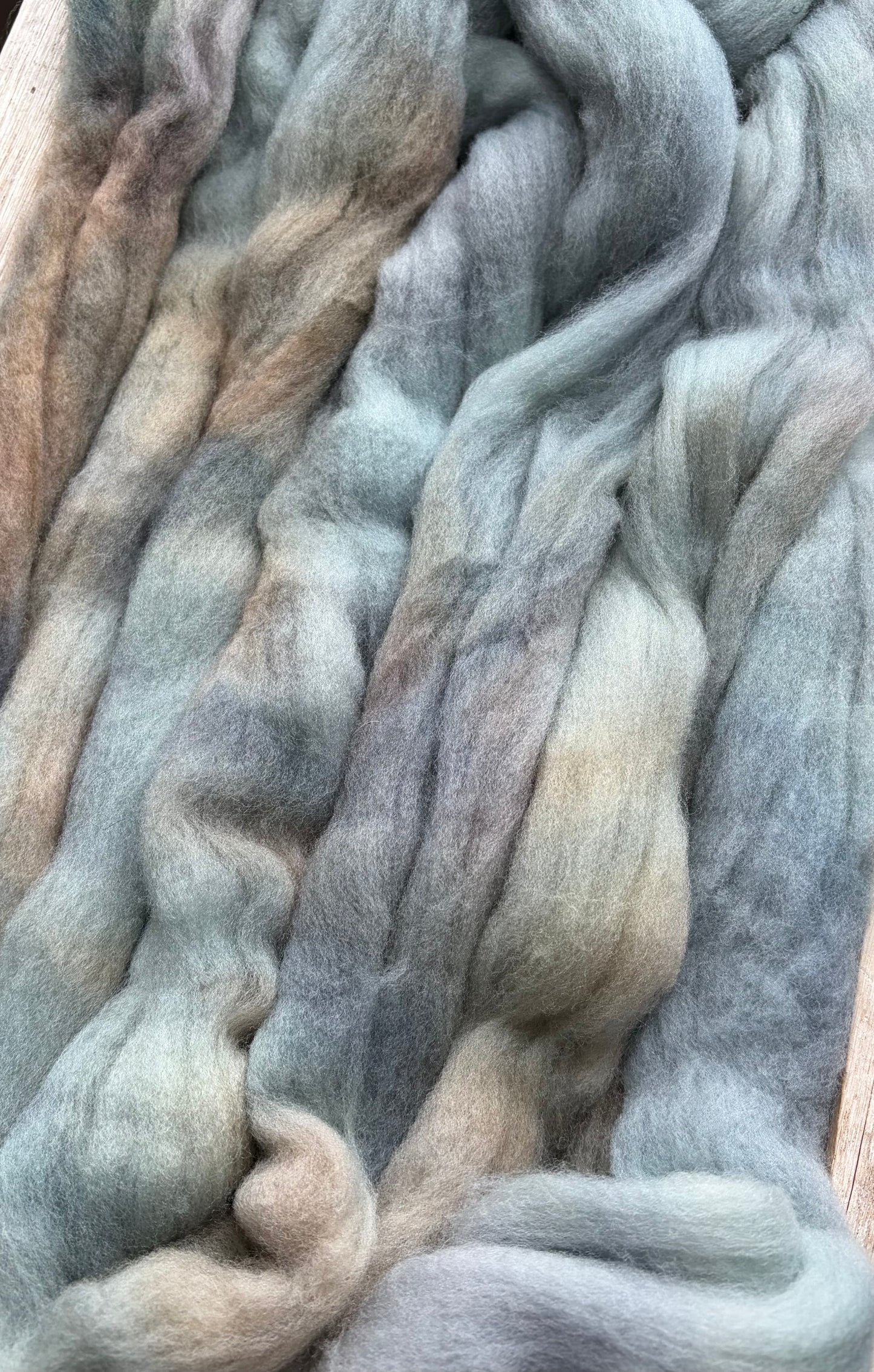 Targhee - 23 Micron - One of a Kind Batch - 100 grams of Spinning Fibre - Hand Dyed Combed Top