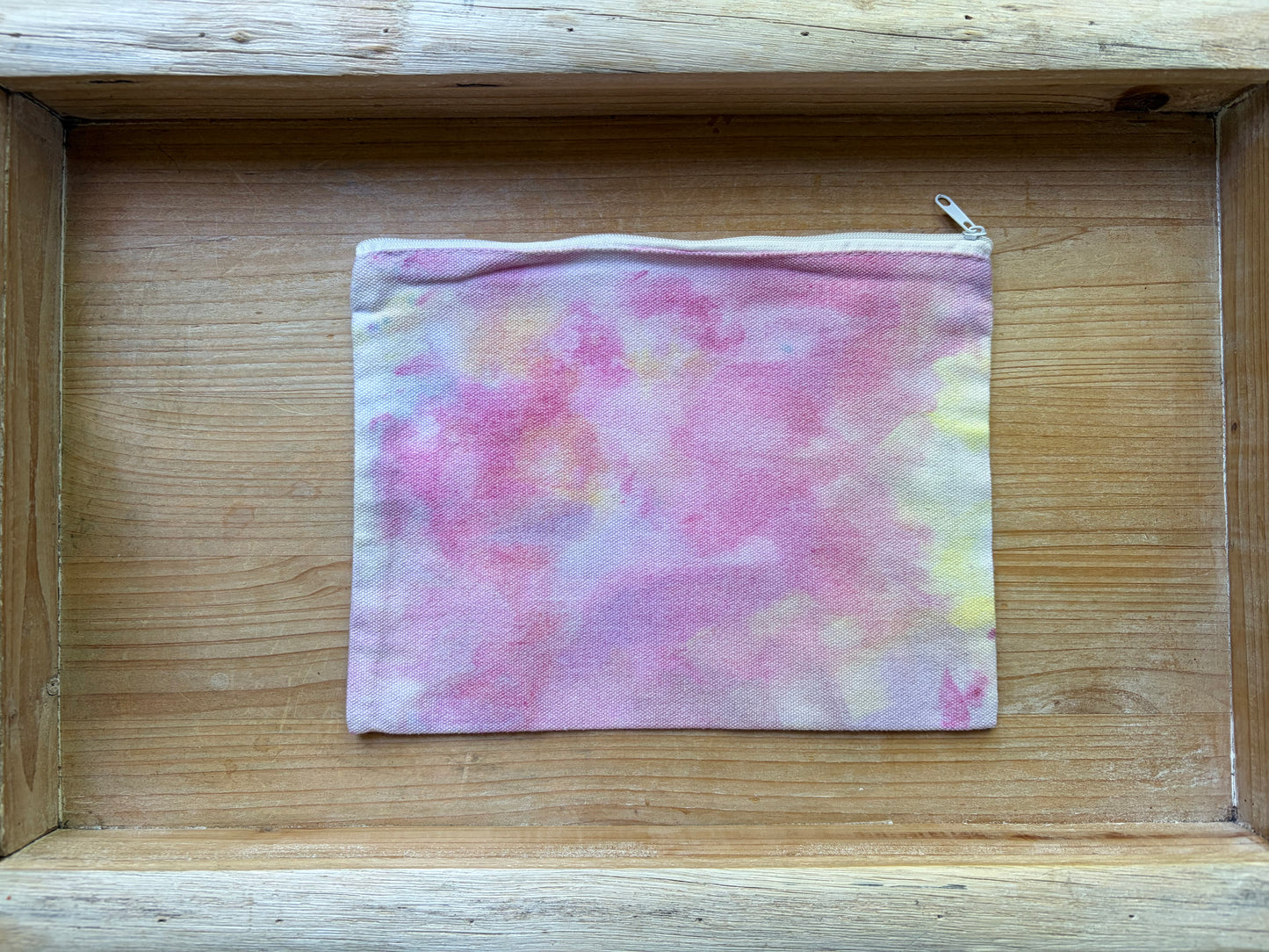 Ice Dyed Zipper Pouch