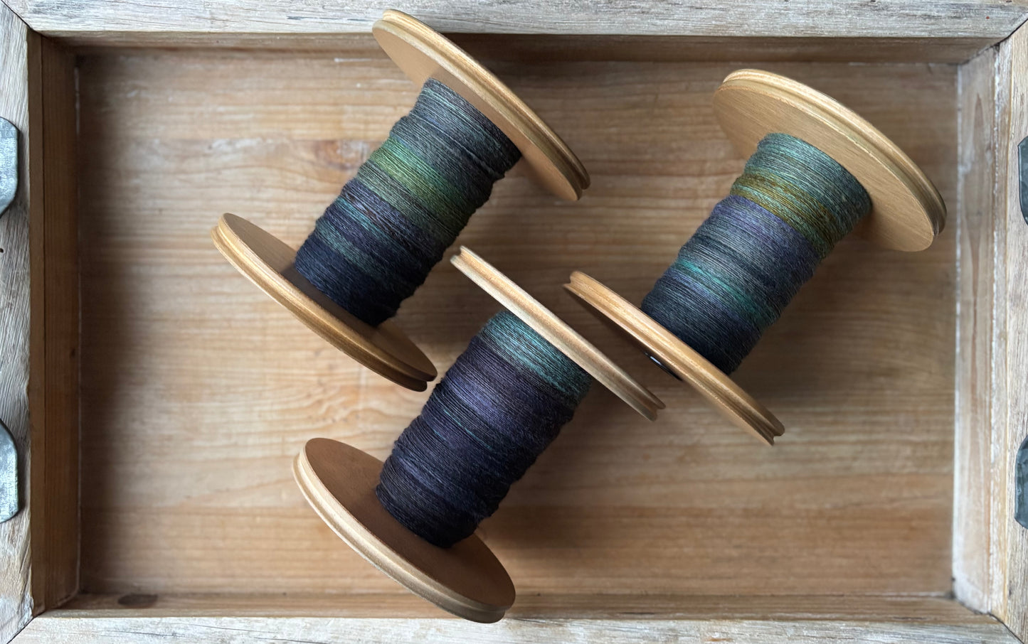 Hand Spun Yarn - 100% Untreated Merino Wool