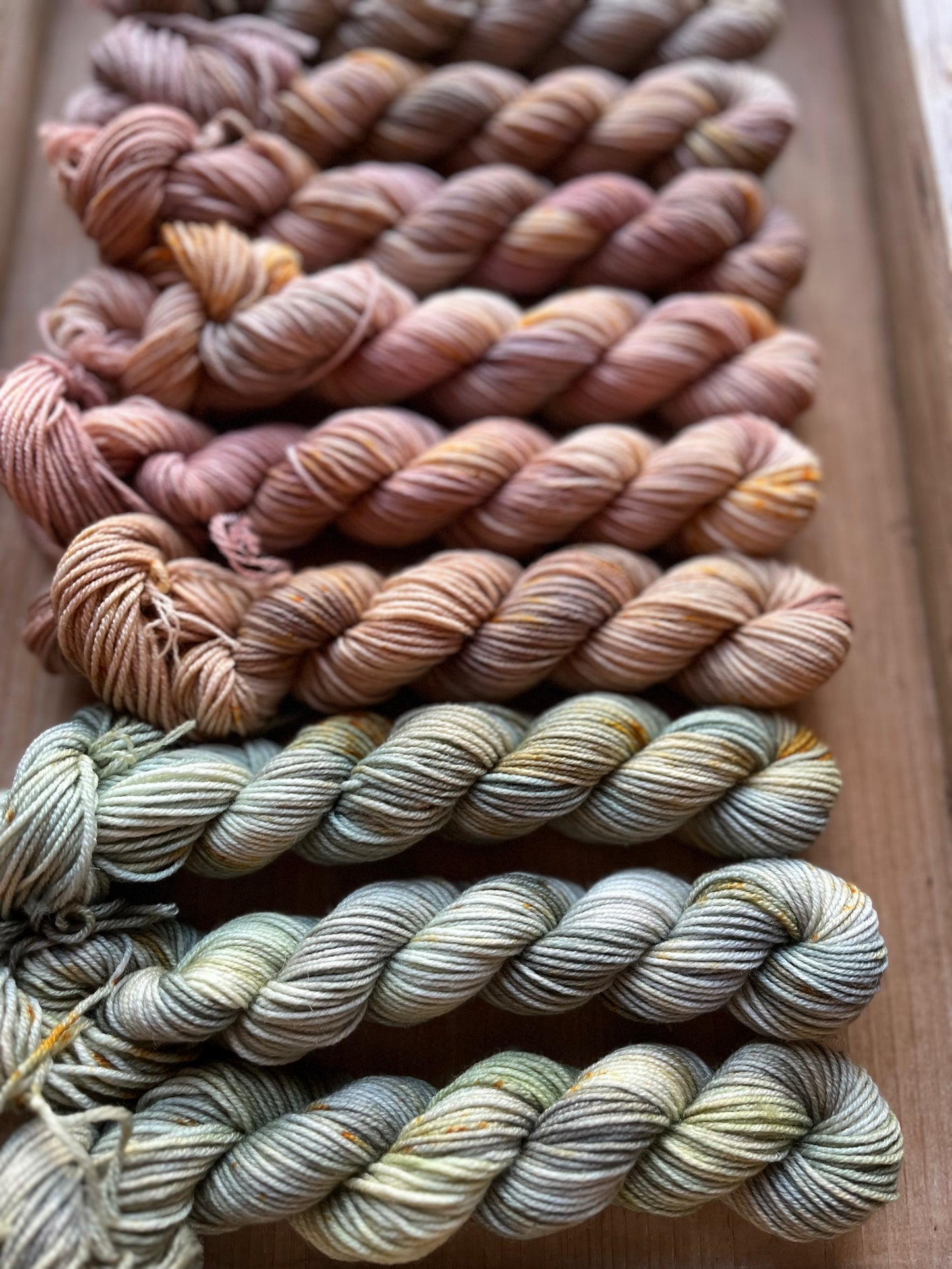 10 Skein Mini Yarn Fade - Squishy Sock Base
