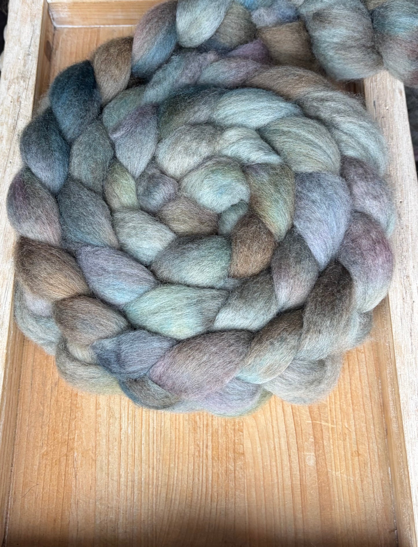 Bluefaced Leicester Wool - 26 Micron - One of a Kind Batch - 100 grams of Spinning Fibre - Hand Dyed Combed Top