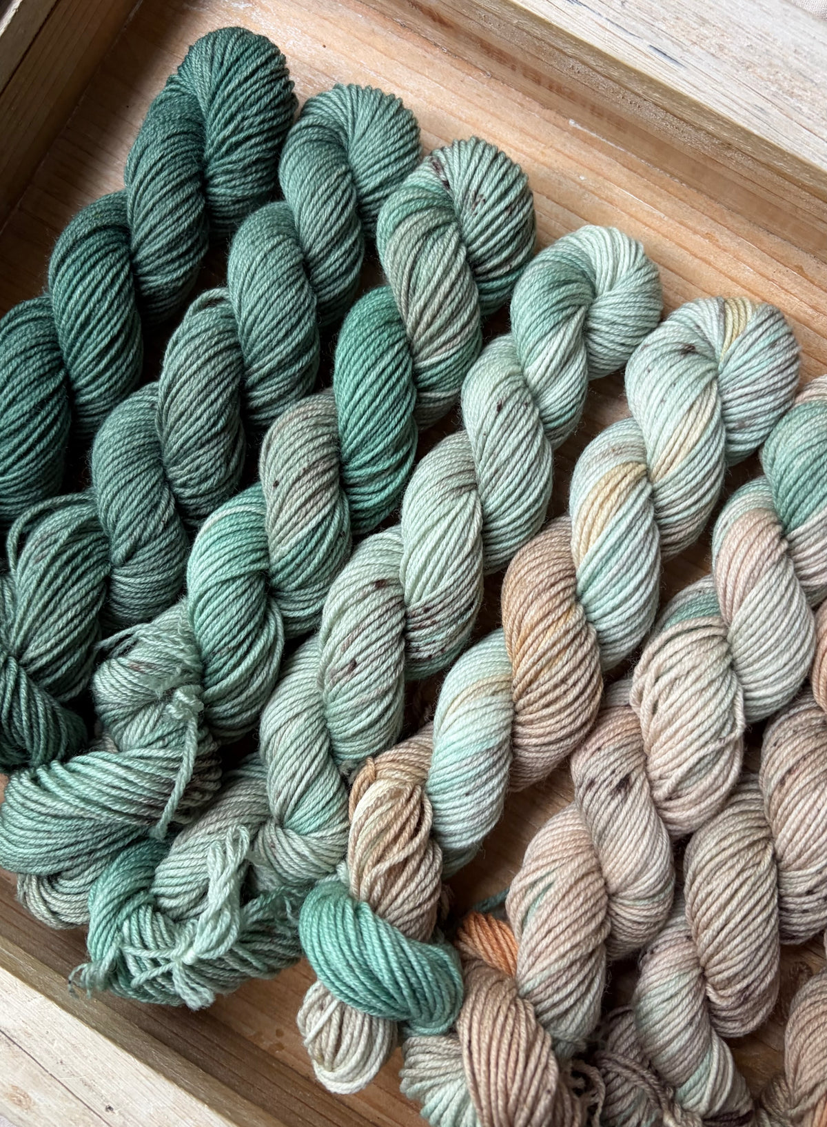 10 Skein Mini Yarn Fade - Squishy Sock Base