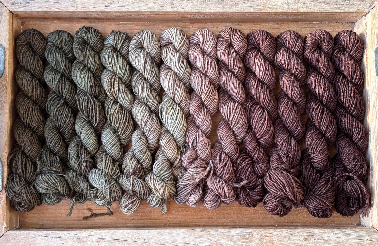 12 Skein Mini Yarn Fade - Squishy Sock Base