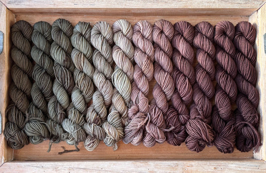 12 Skein Mini Yarn Fade - Squishy Sock Base