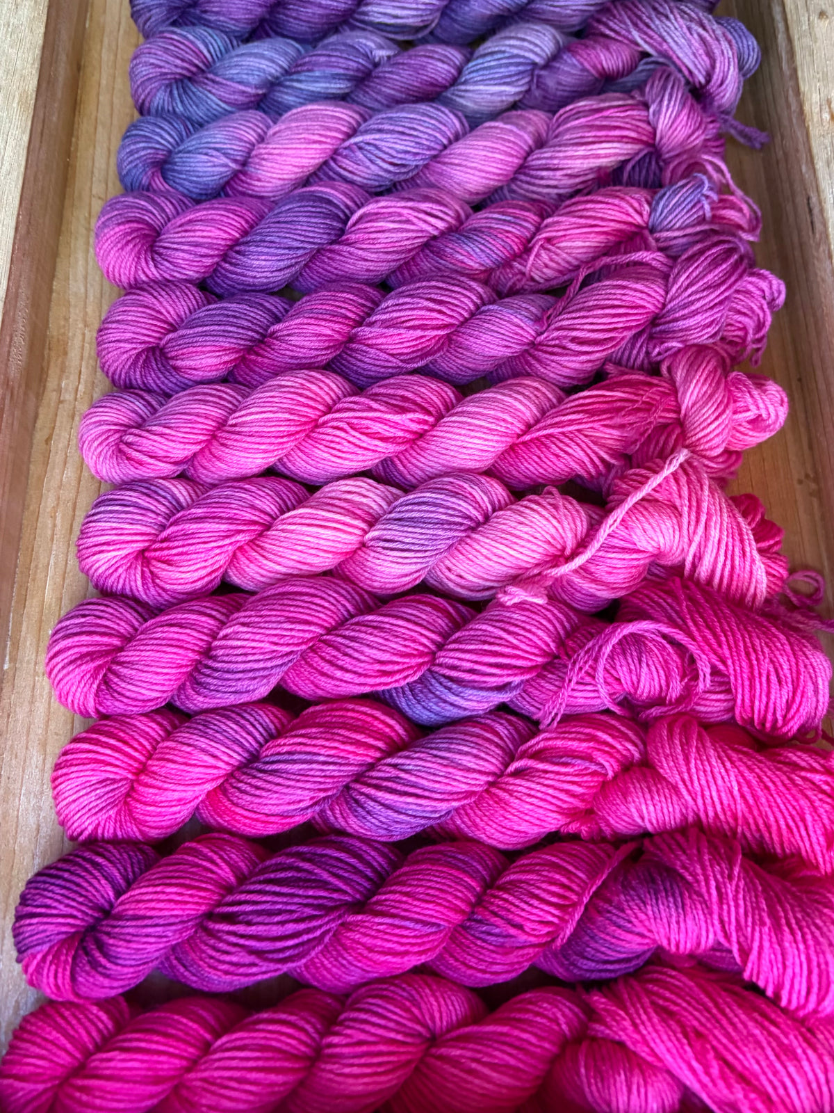 24 Skein Mini Yarn Fade - Squishy Sock Base