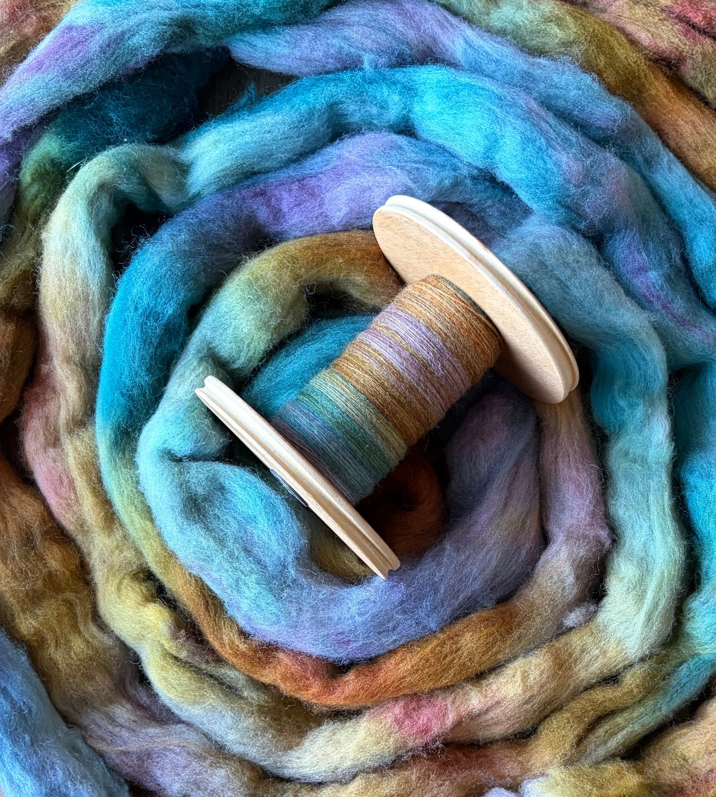 Hand Spun Yarn - 100% Polwarth - Sweater Quantity