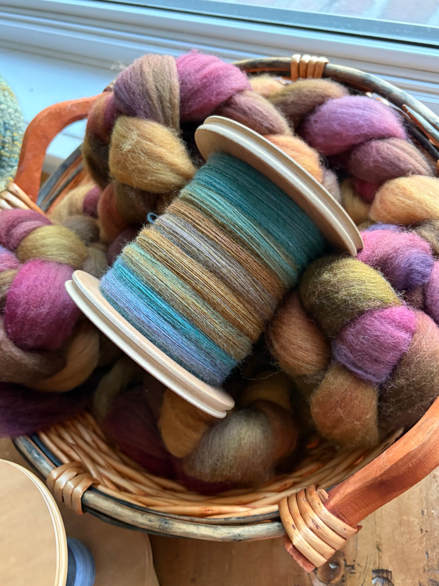 Hand Spun Yarn - 100% Polwarth - Sweater Quantity