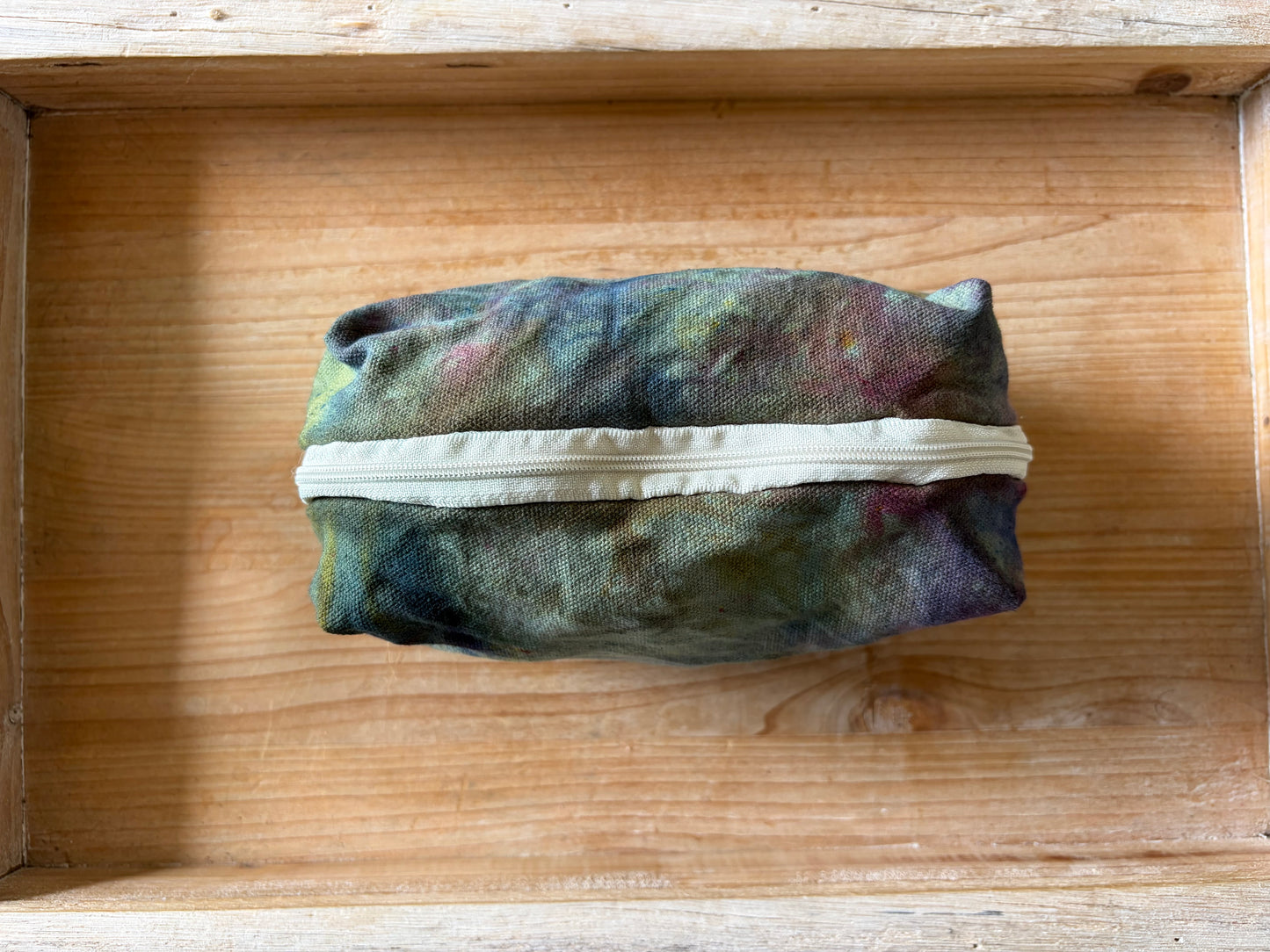 Ice Dyed Zipper Pouch