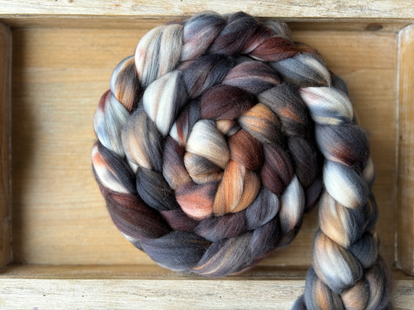 One of a Kind Batch - 100 grams of Spinning Fibre - Superwash Merino Wool 22 Micron - Hand Dyed Combed Top