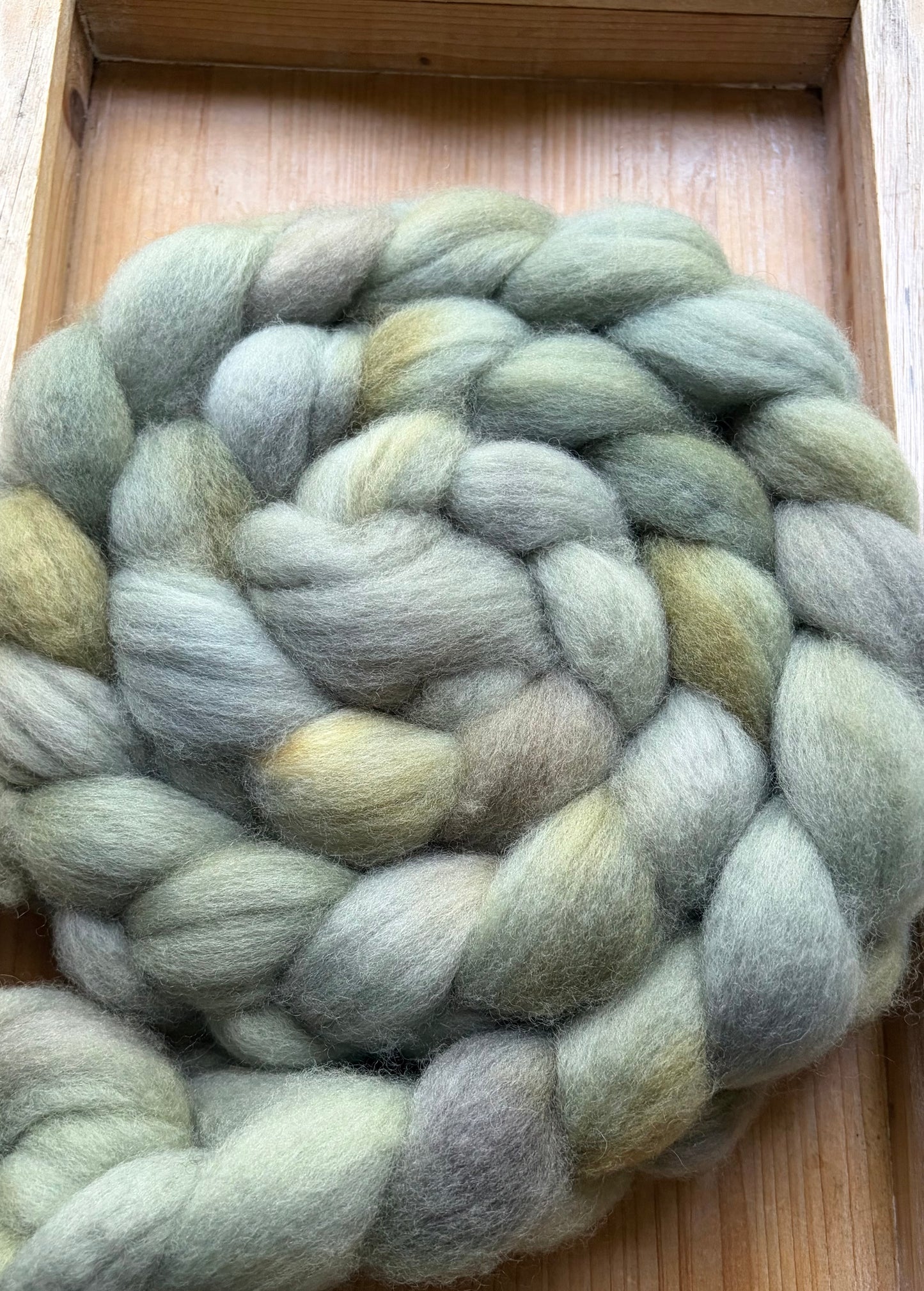Bluefaced Leicester Wool - 26 Micron - One of a Kind Batch - 100 grams of Spinning Fibre - Hand Dyed Combed Top