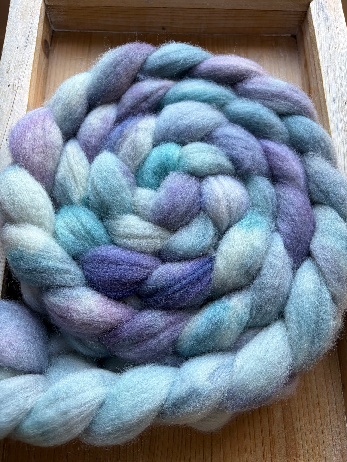 Bluefaced Leicester Wool - 26 Micron - One of a Kind Batch - 100 grams of Spinning Fibre - Hand Dyed Combed Top