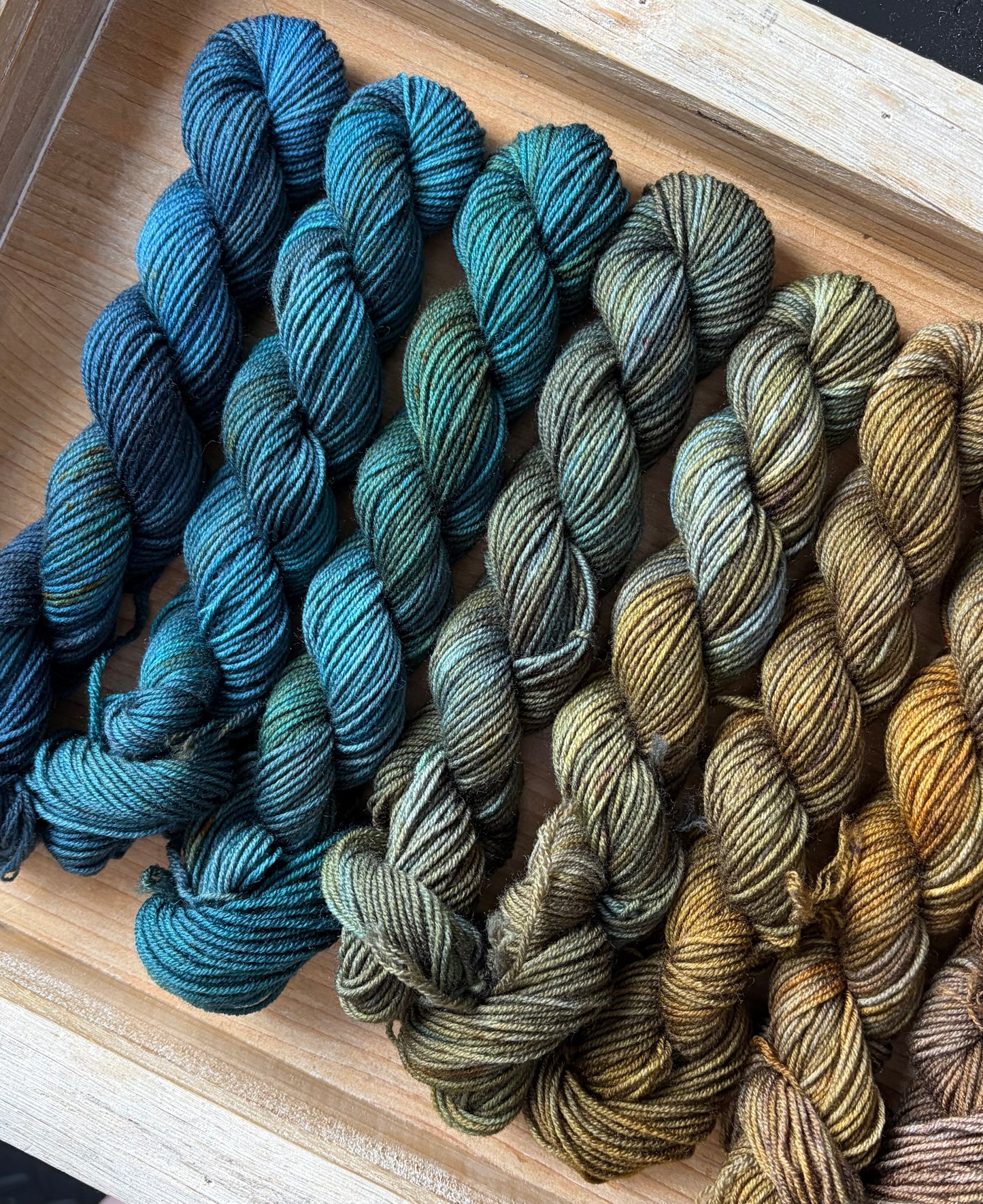 10 Skein Mini Yarn Fade - Squishy Sock Base