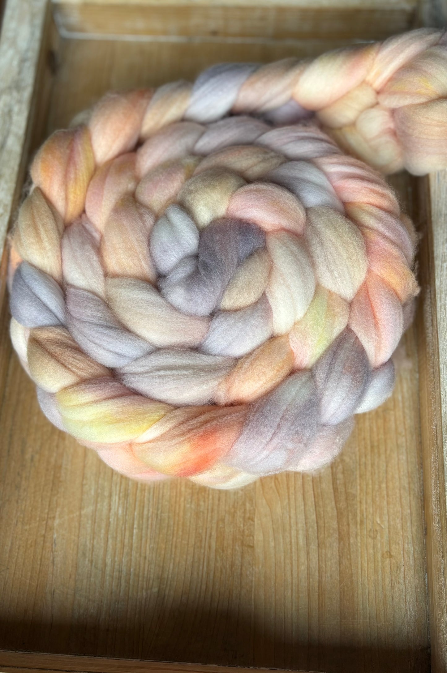 Seashells - 100 grams of Spinning Fibre