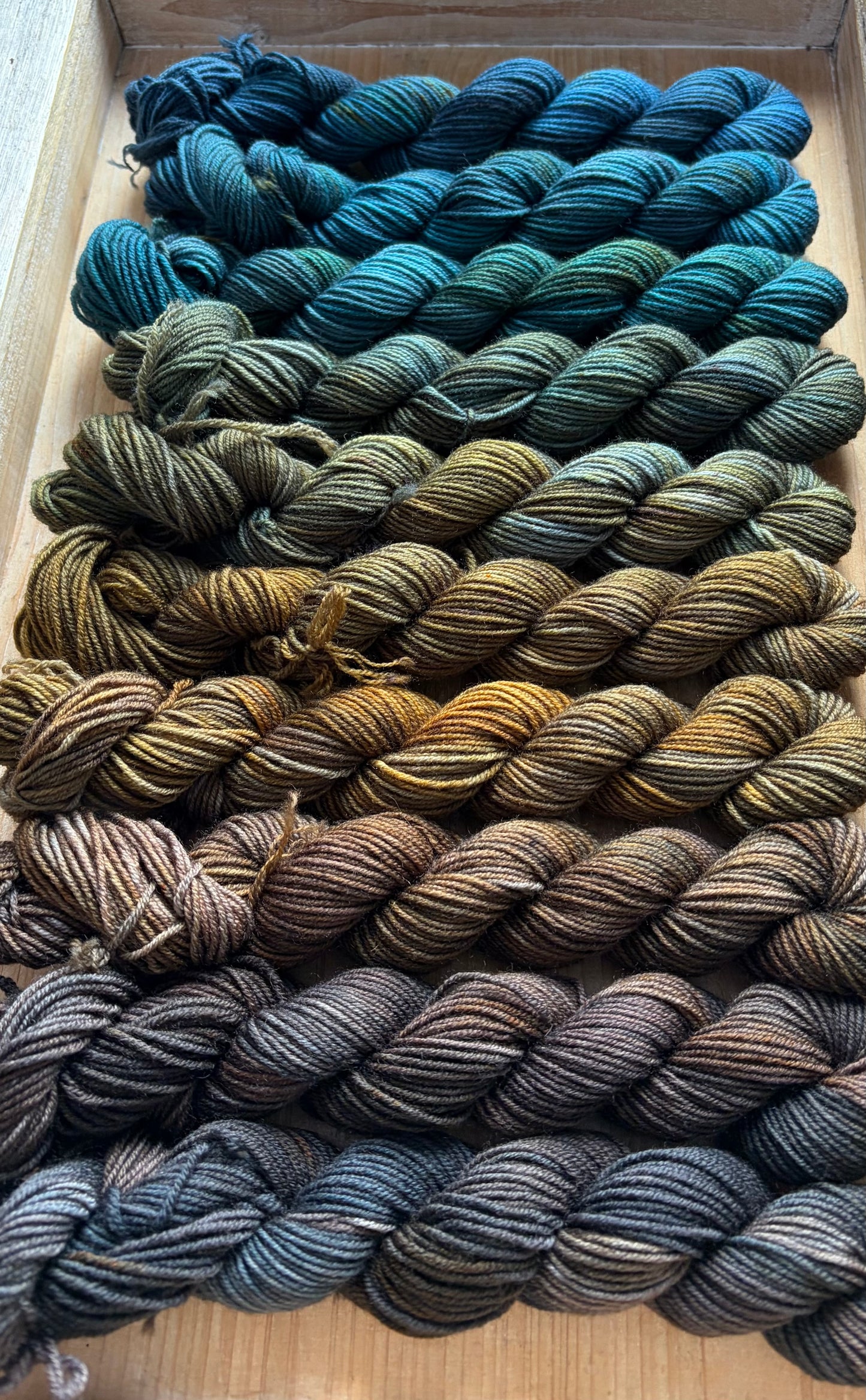 10 Skein Mini Yarn Fade - Squishy Sock Base