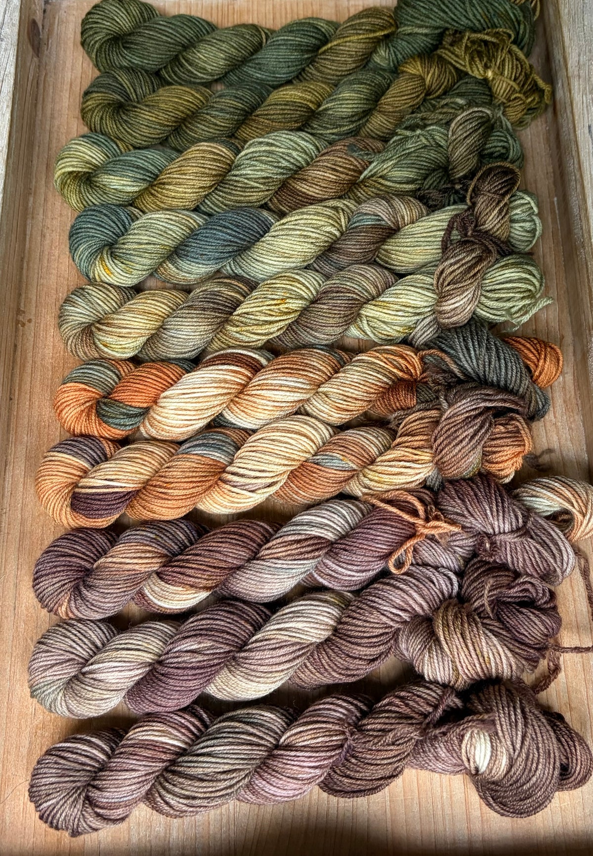 10 Skein Mini Yarn Fade - Squishy Sock Base